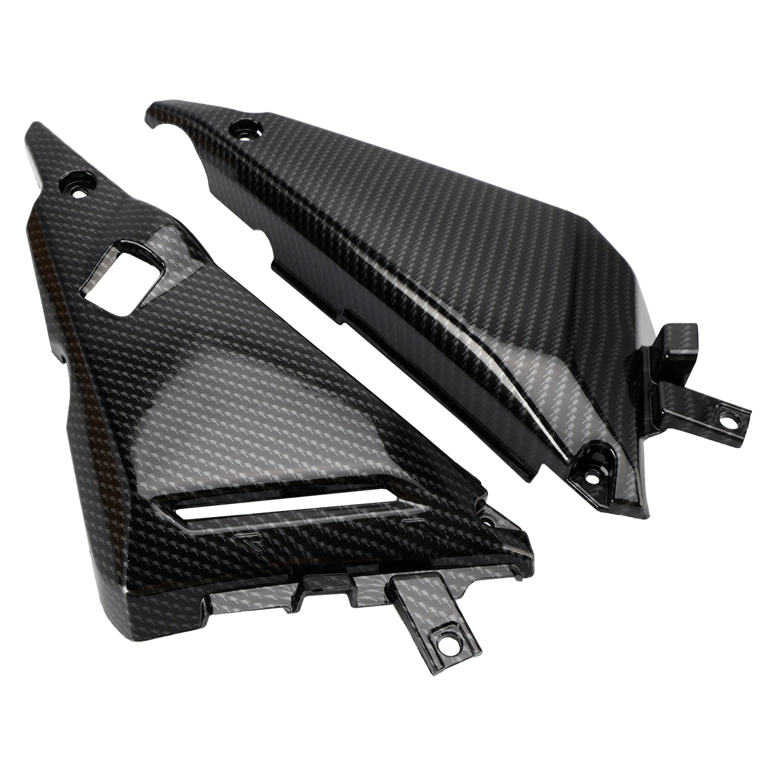 Carbon Side Frame Cover Panel Fairing Cowl For Kawasaki Z650 Ninja 650 2017-2020 Generic