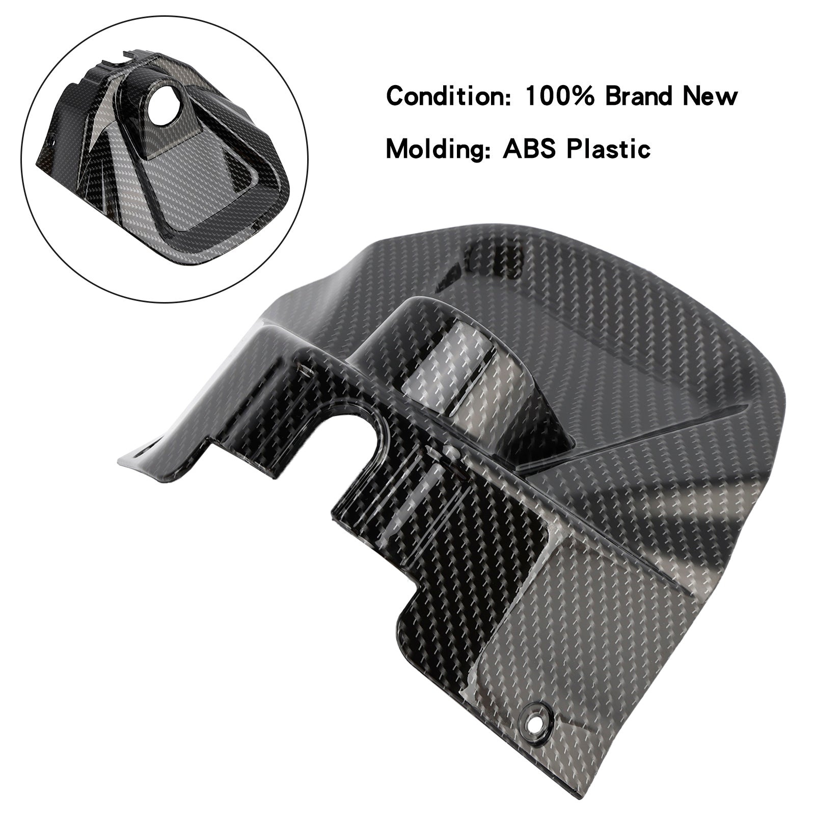 Carenado de llave de encendido de cubierta de tanque delantero de Carbono para Aprilia RS 660 2020-2022