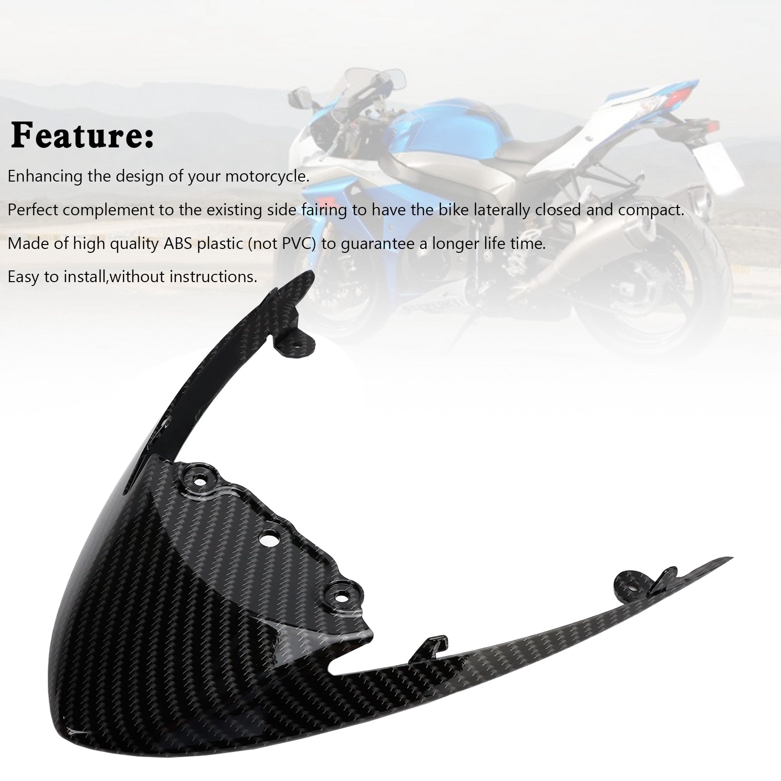 2015-2020 Suzuki GSX-S 1000 Rear Tail Light Seat Cover Fairing