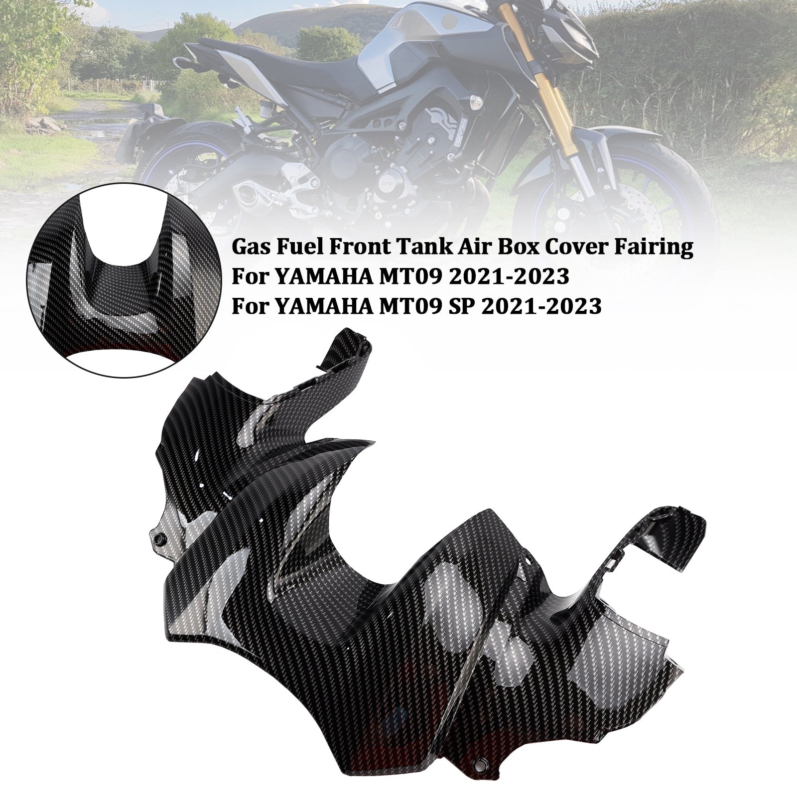 21-23 Yamaha MT09 SP Front Tank Air Box Cover Fairing
