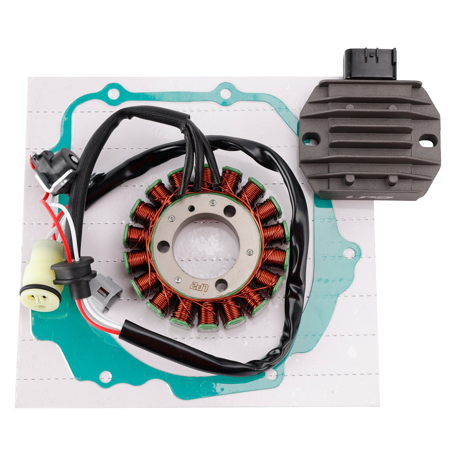 Yamaha YFM 125 A Grizzly 125 2004-2013 Stator Generator Regulator Gasket
