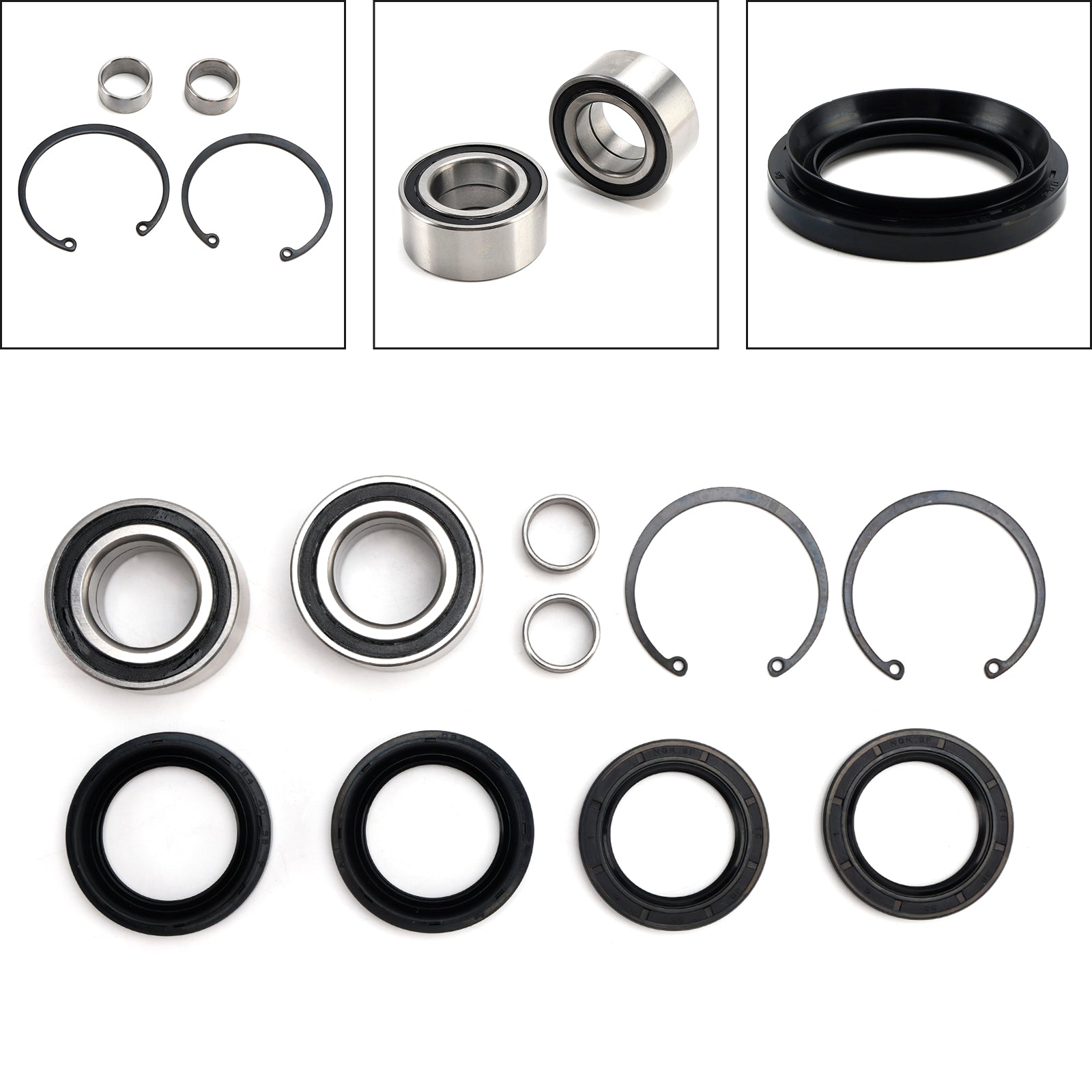 05-13 Honda Trx500 Fm Foreman 06 Kit cuscinetti 2X generici su entrambi i lati della ruota anteriore