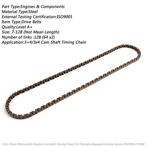 Quadsport /E/S/SM DR-Z400 Chain Suzuki Timing Link 128 Cam LTZ400/Z Z400 BS2