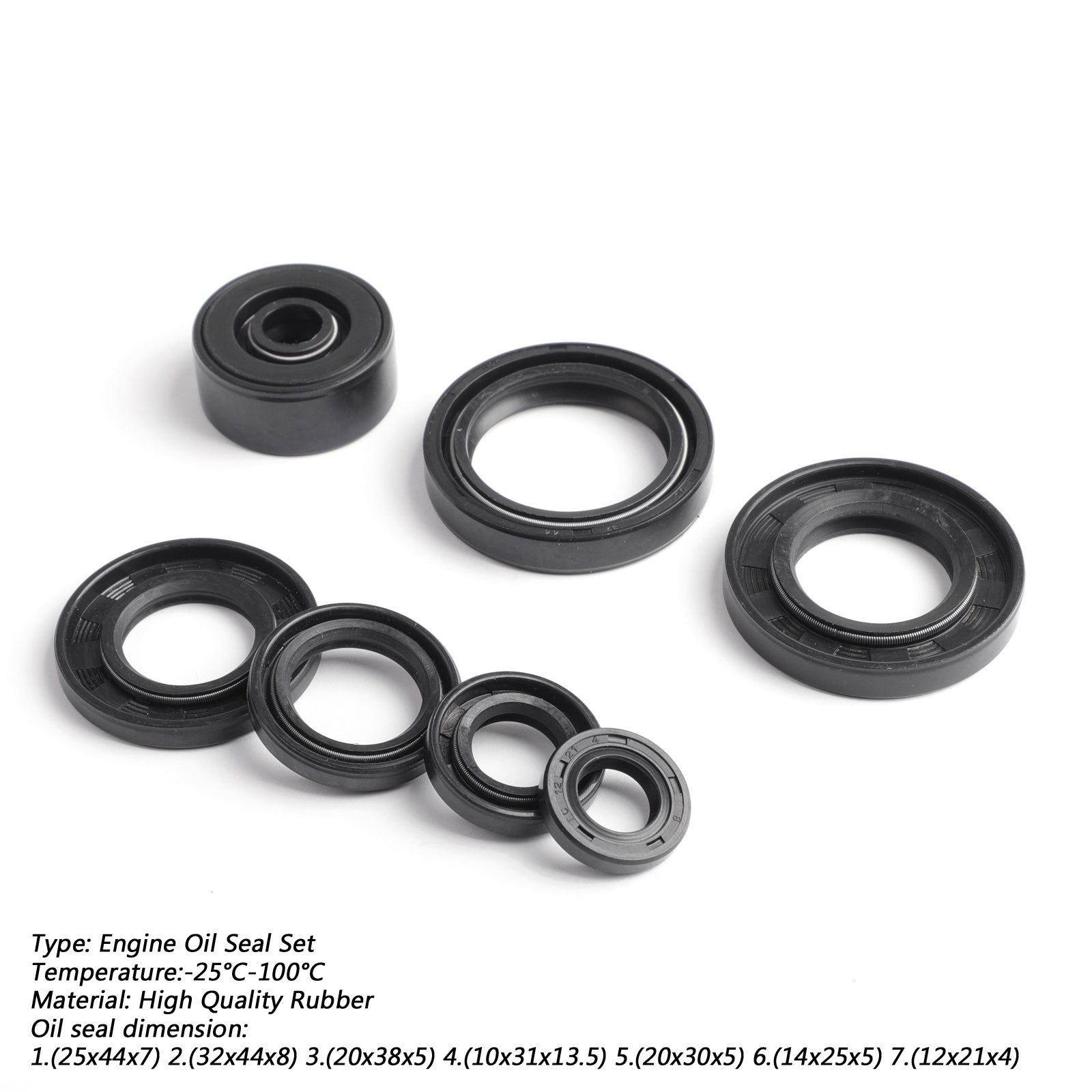 87-97 Yamaha TZR125 TZR125R Engine Oil Seal Set