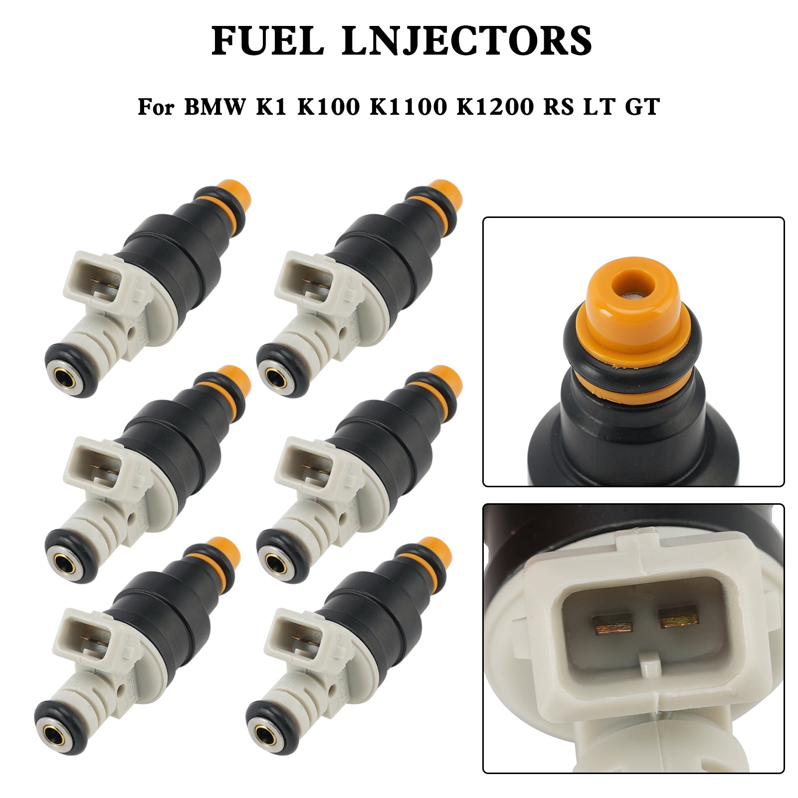 6 sztuk BMW K1 K100 K1100 K1200 RS LT GT Generic motocyklowy wtryskiwacz paliwa 0280150705