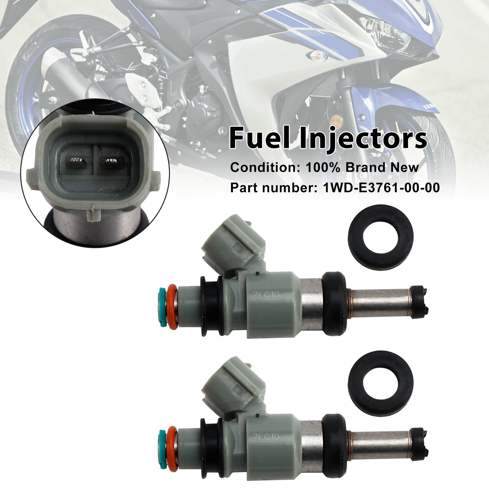 Yamaha YZF-R3 2015-2022 2PCS 1WD-E3761-00-00 Fuel Injectors