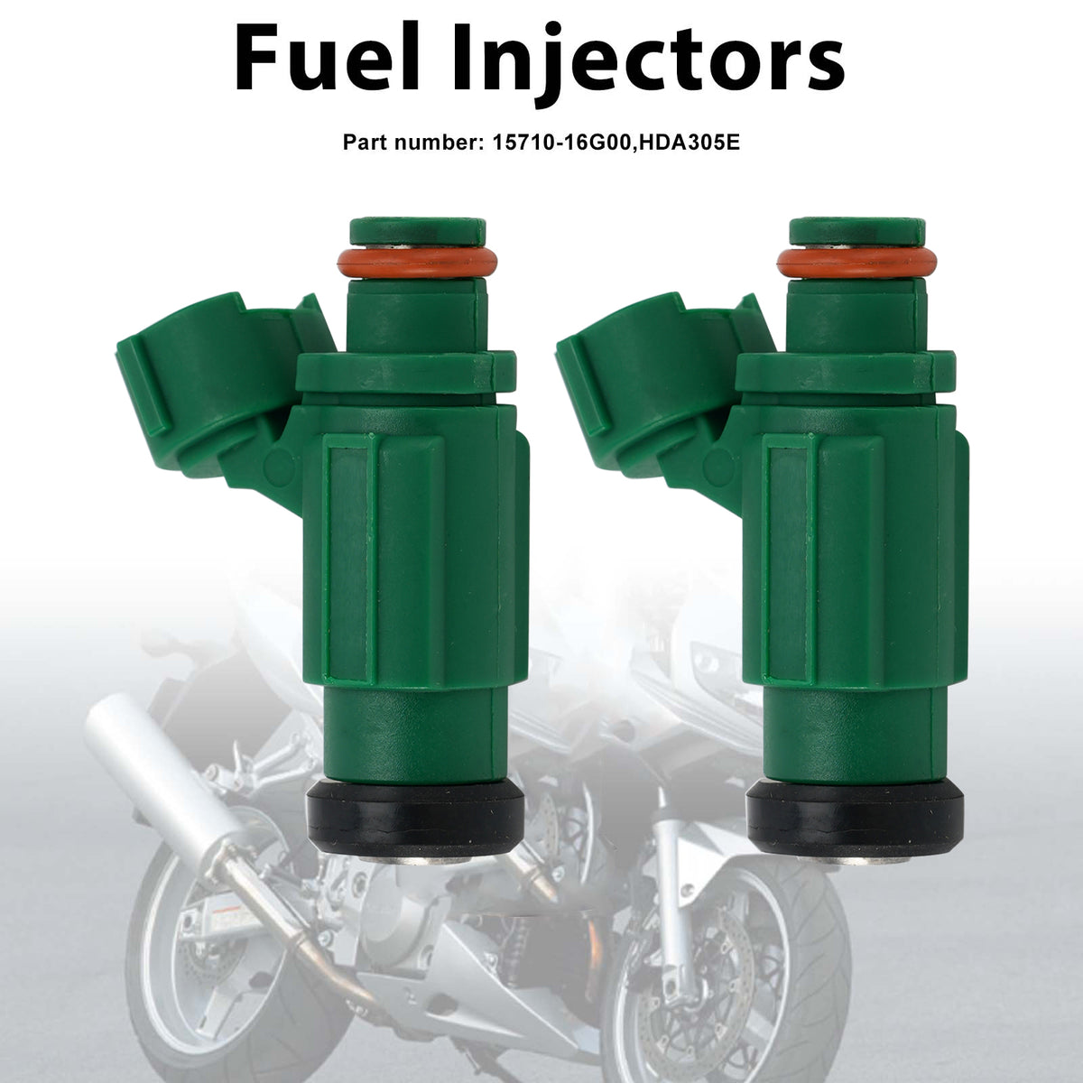 2PC 2003-2007 SUZUKI SV1000 1000S HDA305E Fuel Injectors 15710-16G00