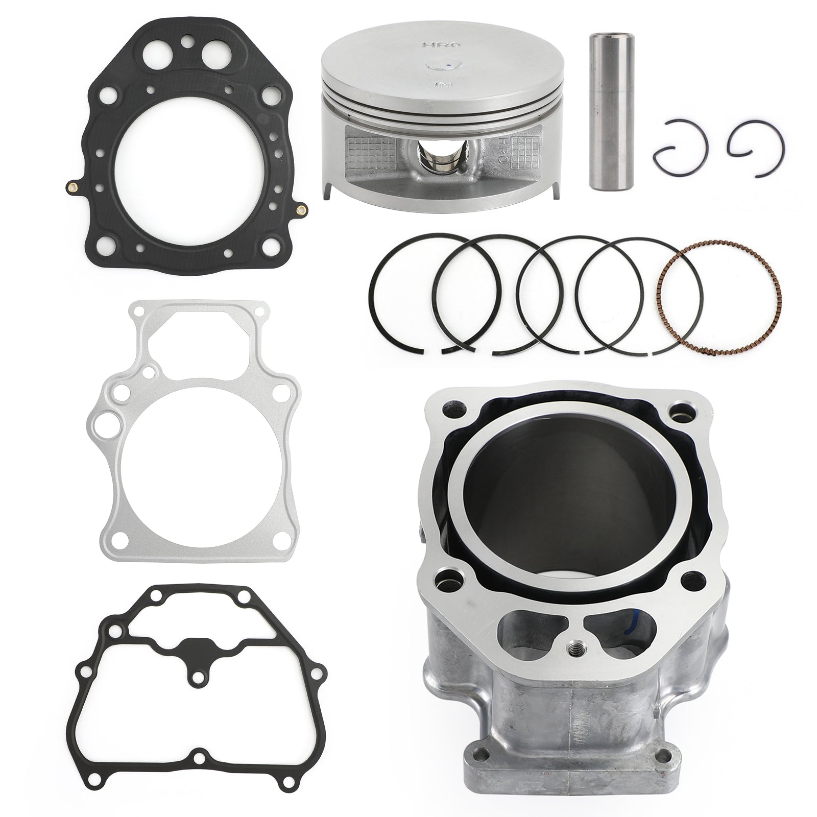 12-19 Honda TRX500 FM/FE/FPE/FPM Fourtrax Foreman 500 4x4 Cylinder Jug Piston Rings Gasket Top End Kit