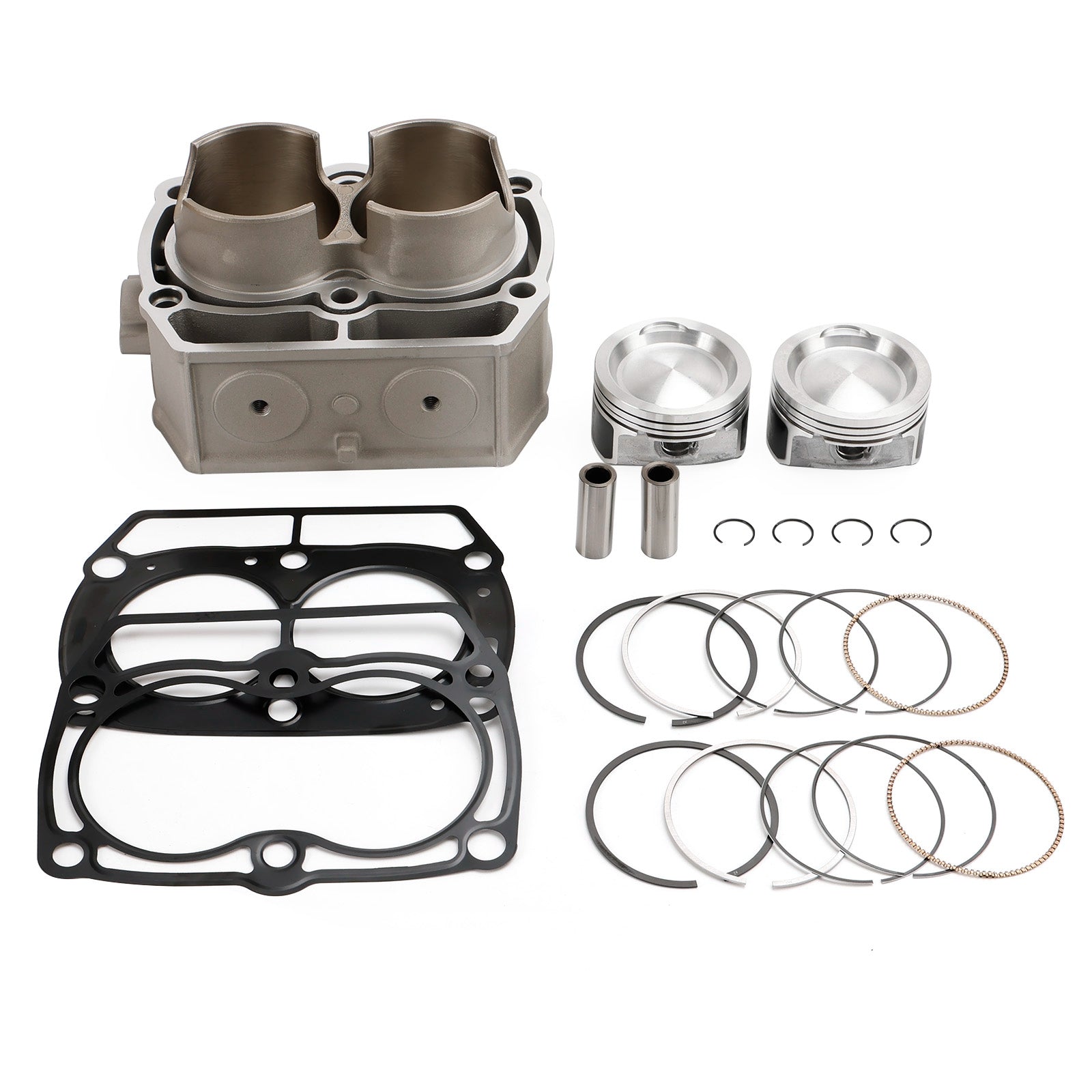 10-12 Polaris Ranger XP 800 80mm Cylinder Piston Gasket Top End Rebuild Kit