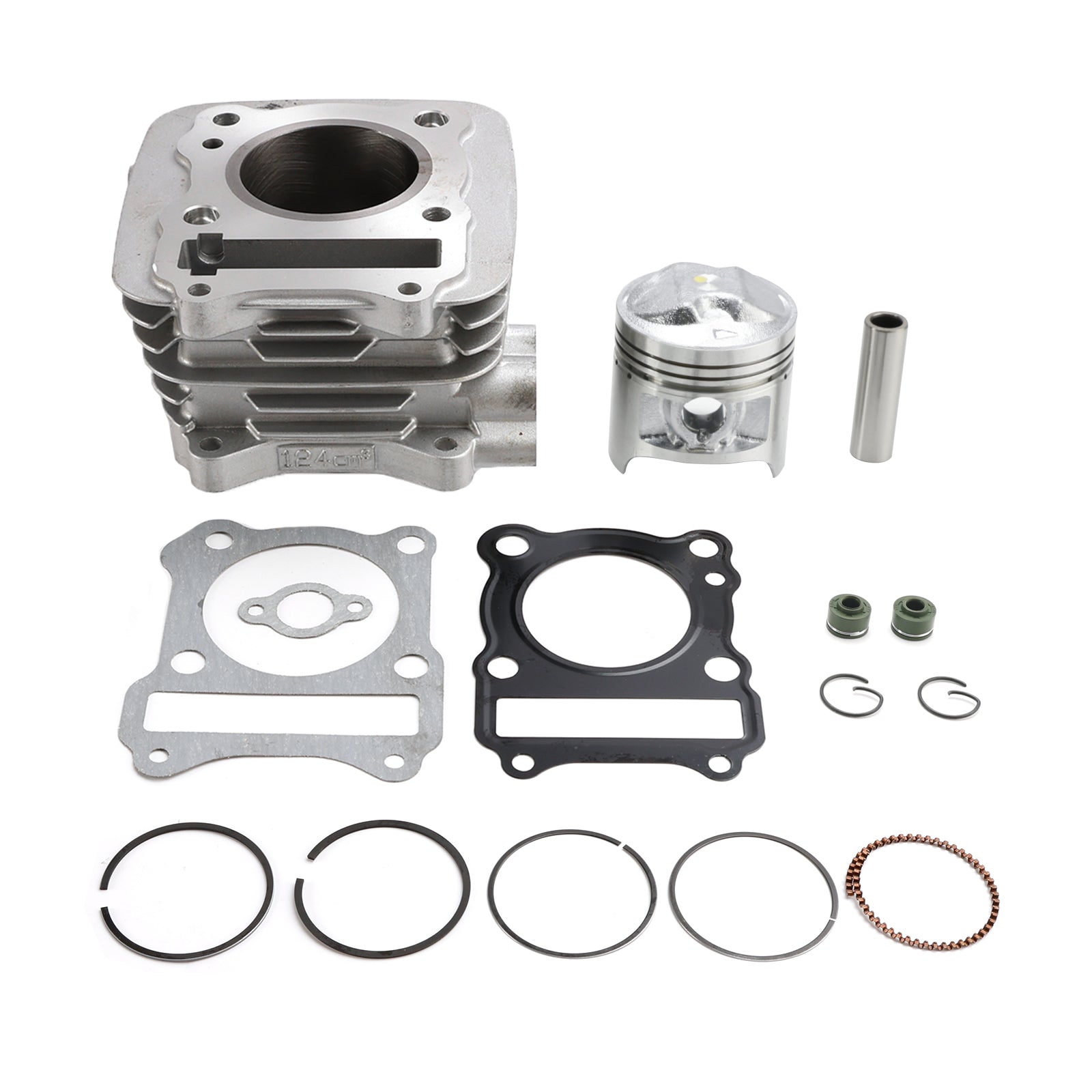 Suzuki Gz125 Gs125 Gn125 En125 57mm Cylinder Domed Type Piston Gaskets Kit