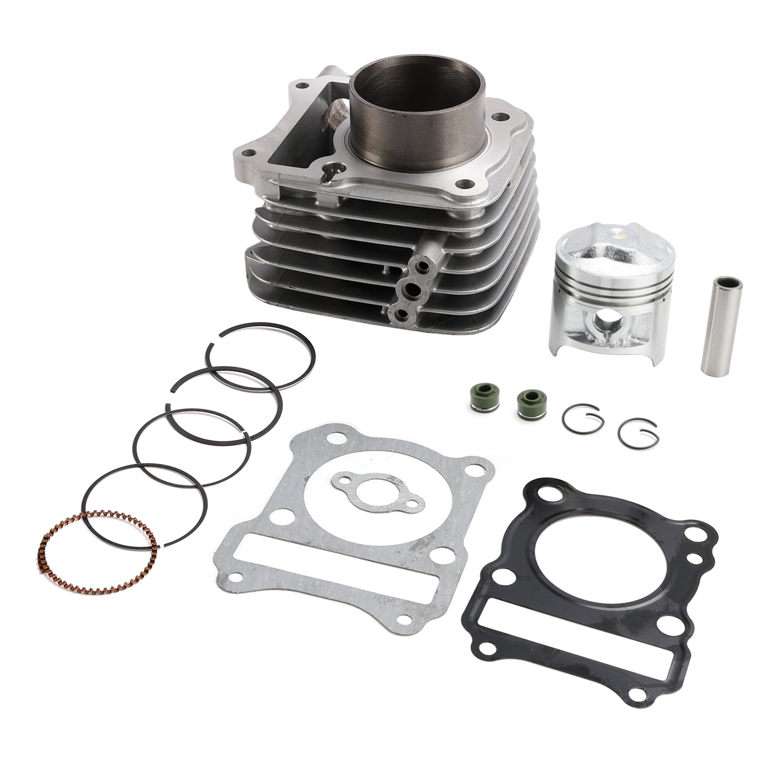 Suzuki Gz125 Gs125 Gn125 En125 57mm Cylinder Domed Type Piston Gaskets Kit