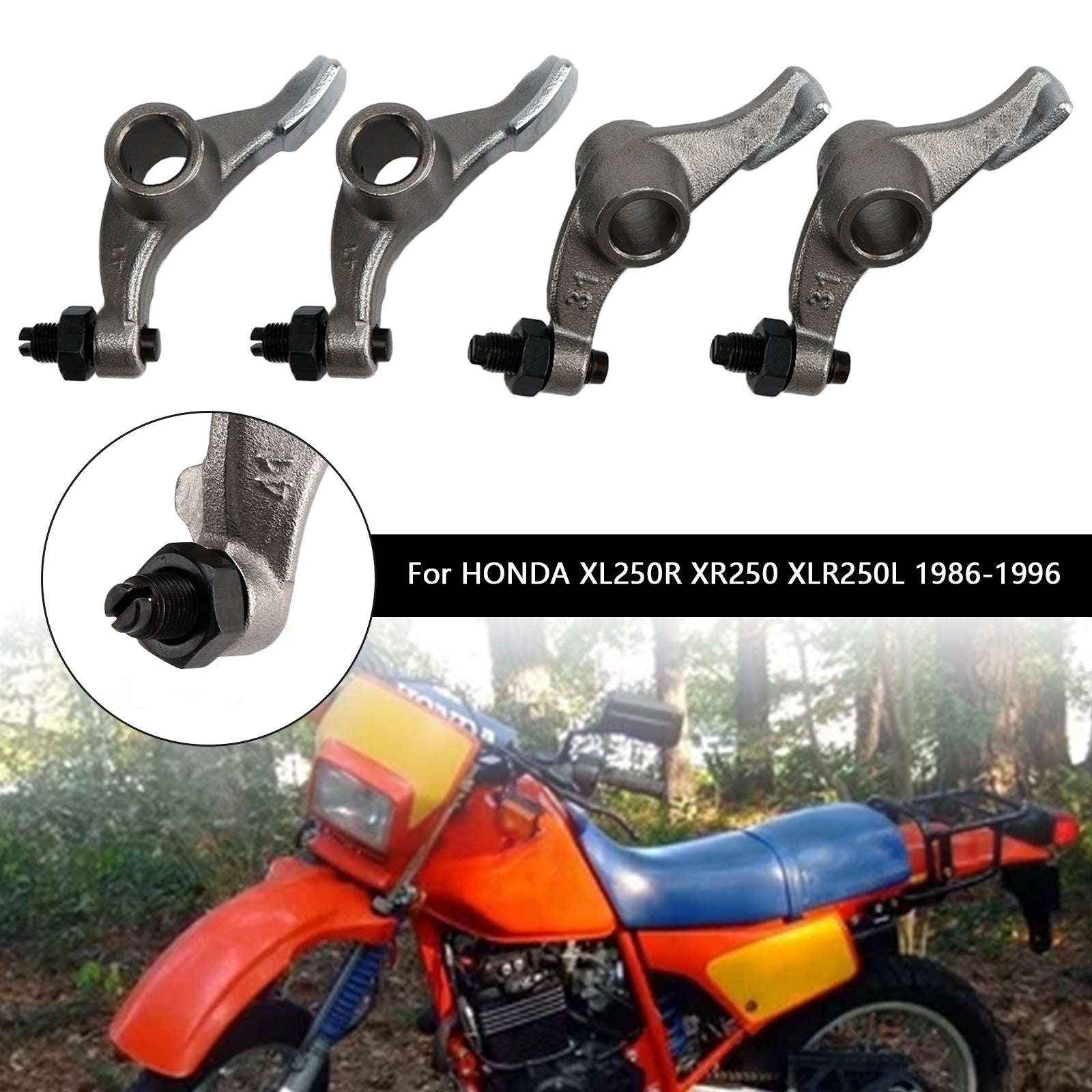 Honda XL250R XR250 XLR250L 1986-1996 Nockenwellen-Rocker Arm 14441-KR0-000