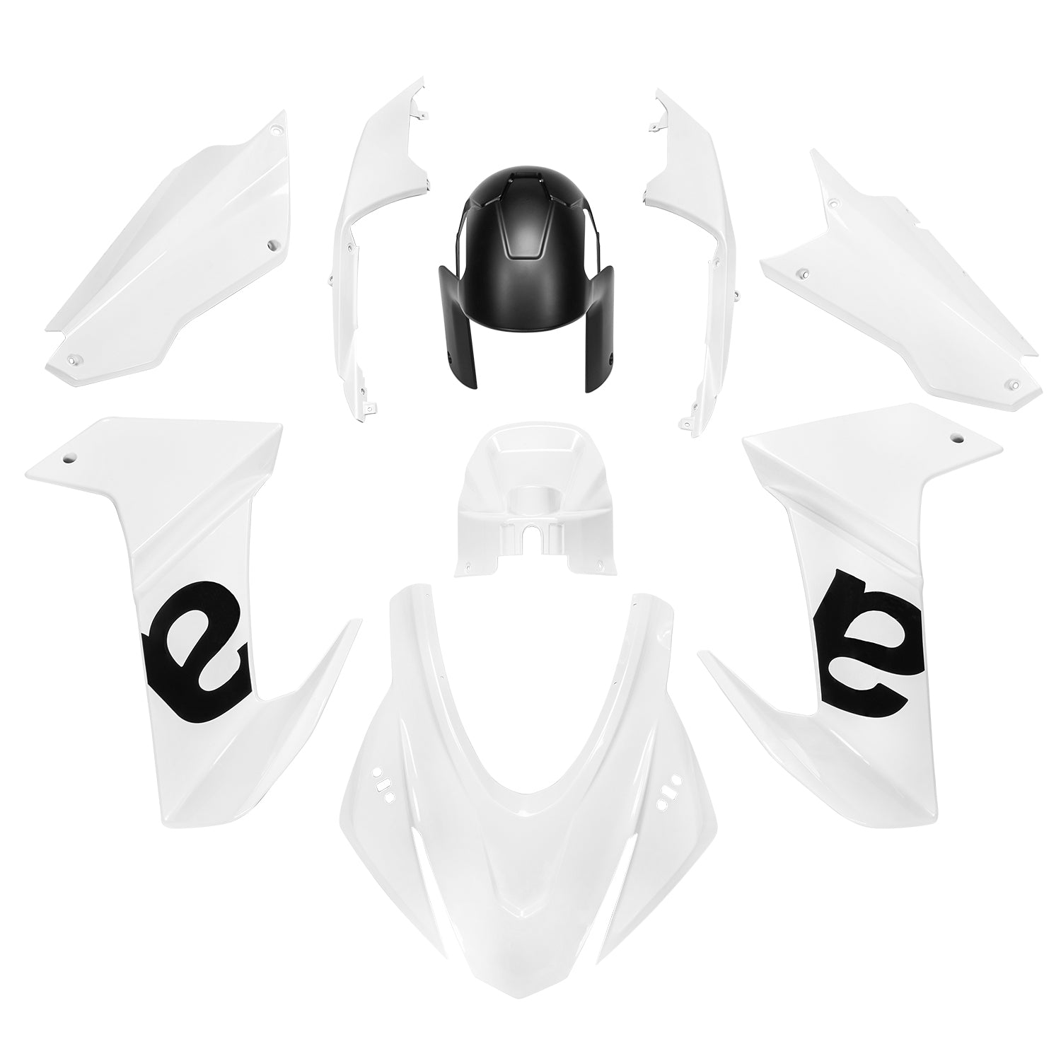 Kit de carénage Amotopart Aprilia 2020-2024 RS660 blanc brillant