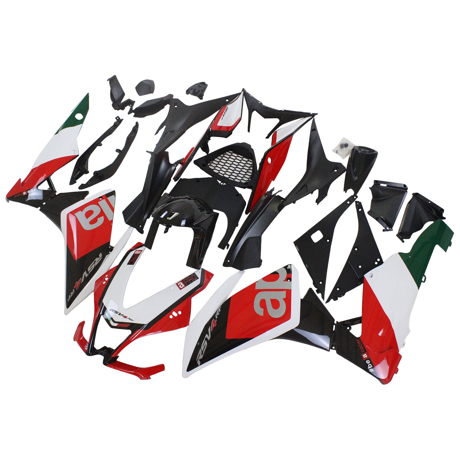 Amotopart Aprilia 2009-2015 RSV4 1000 Red Black Fairing Kit