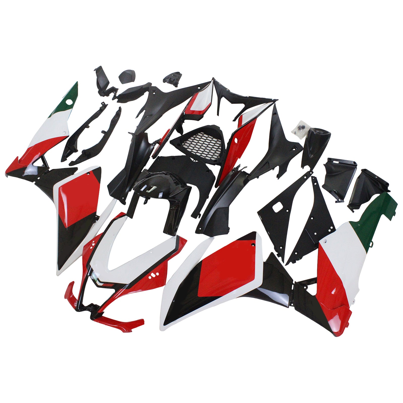 Amotopart Aprilia 2009-2015 RSV4 1000 Red Black Fairing Kit