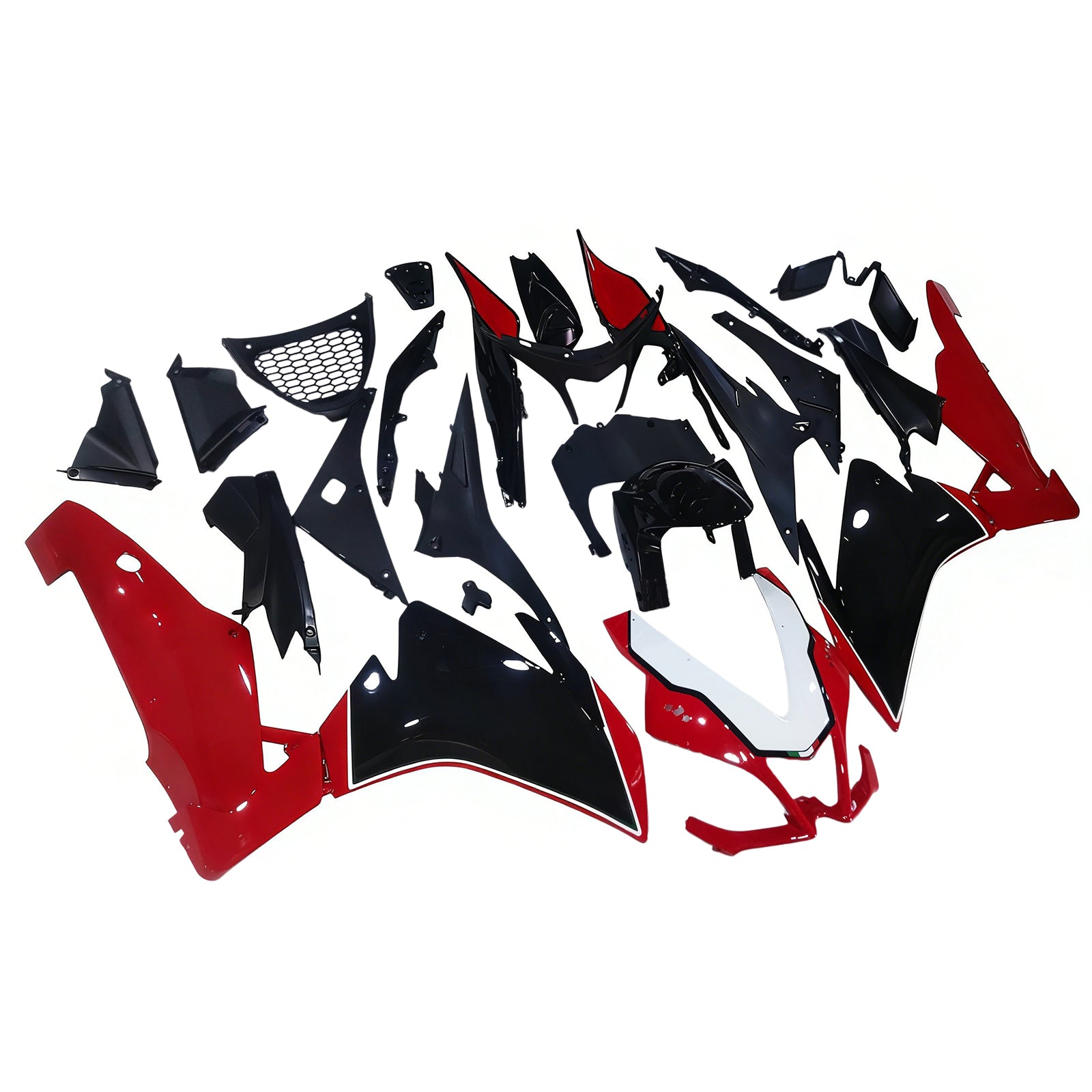Amotopart Aprilia 2009-2015 RSV4 1000 Black&Red Fairing Kit