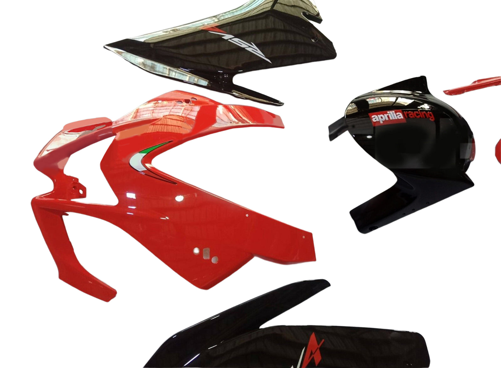 Amotopart Aprilia 2009-2015 RSV4 1000 Black&Red Fairing Kit