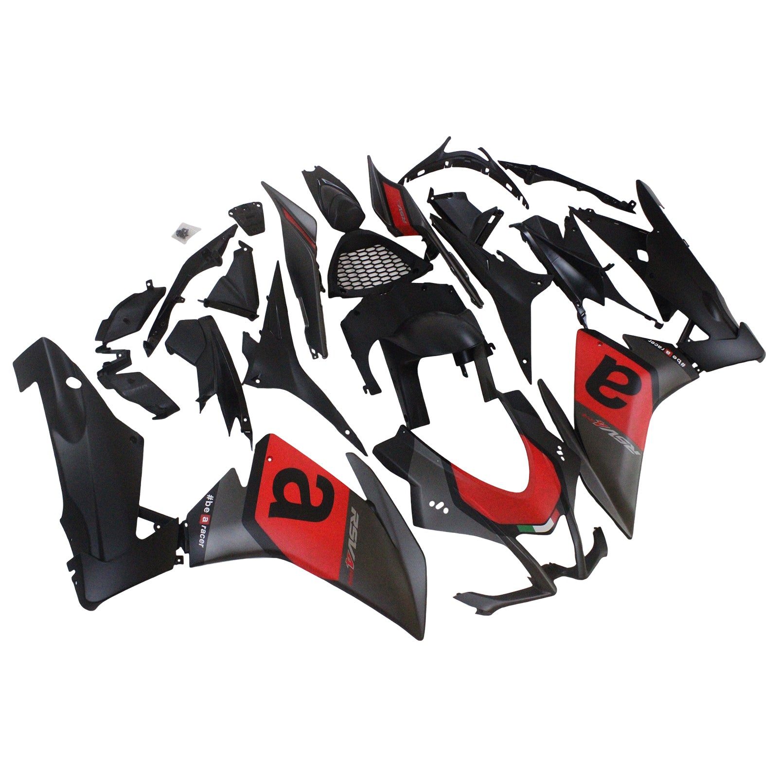 Amotopart 2009-2015 RSV4 1000 Aprilia Red&Black Style3 Fairing Kit