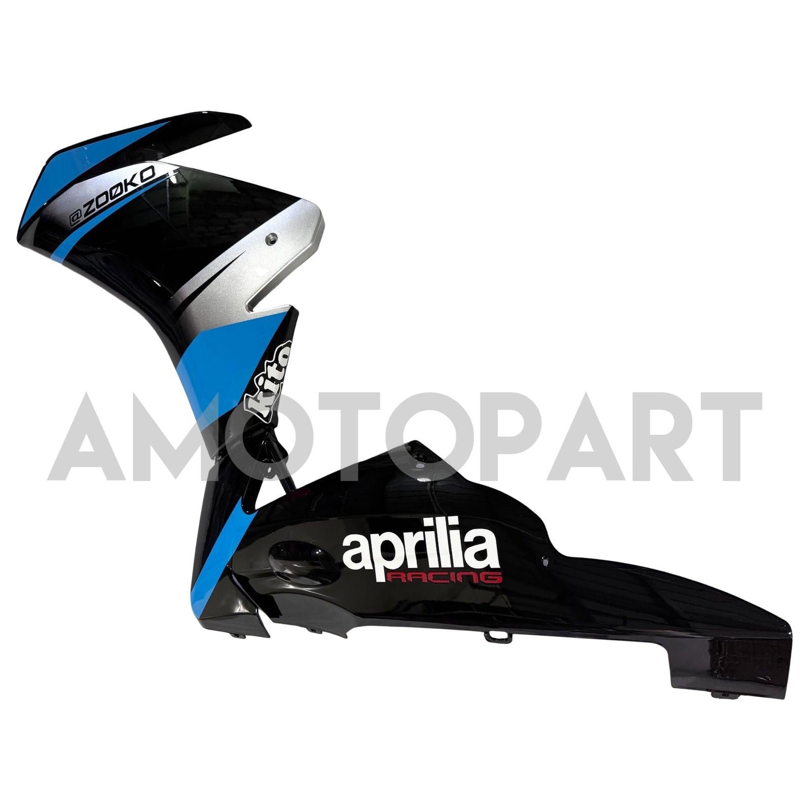 Amotopart 2009-2015 RSV4 1000 Aprilia Blue&Grey Fairing Kit