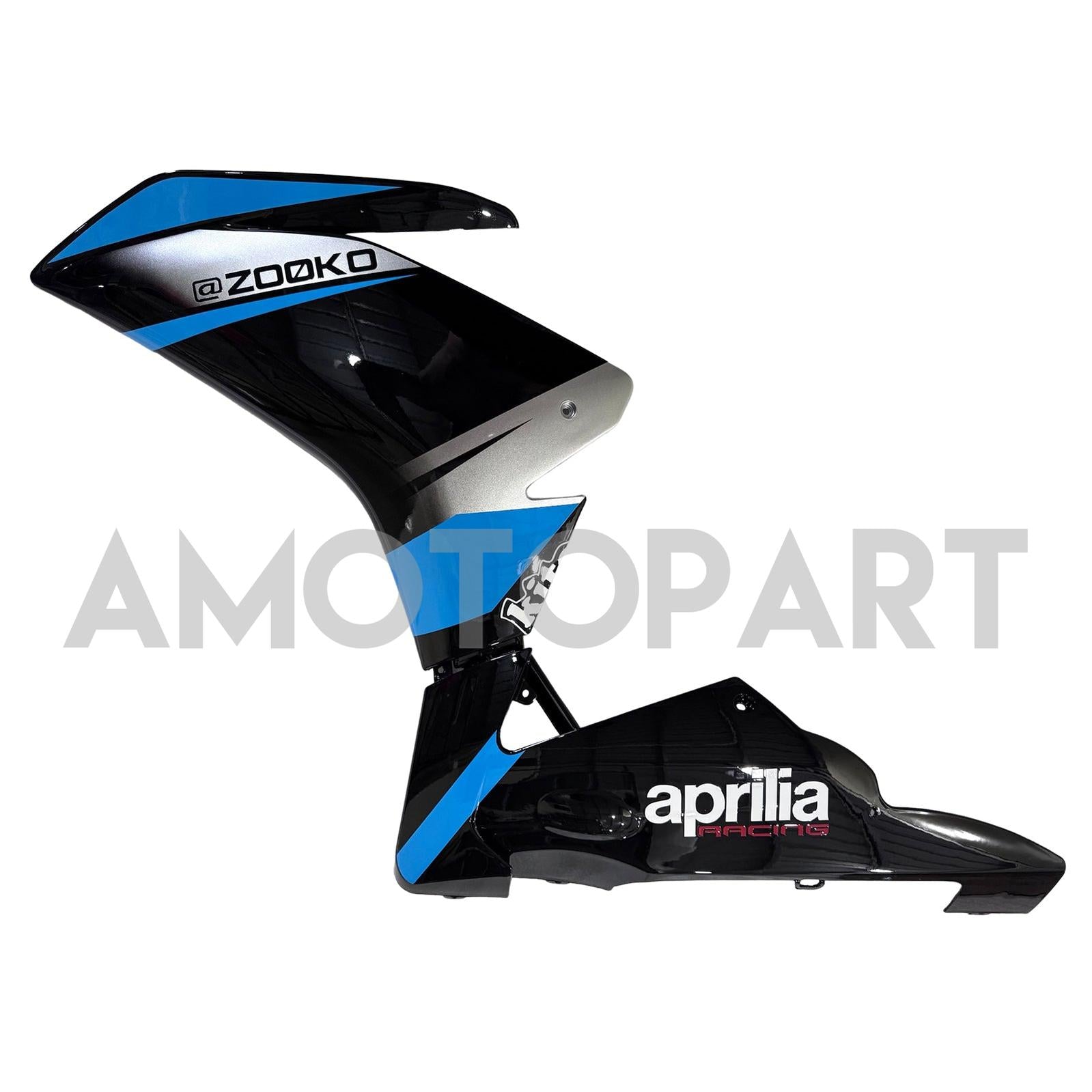 Amotopart 2009-2015 RSV4 1000 Aprilia Blue&Grey Fairing Kit