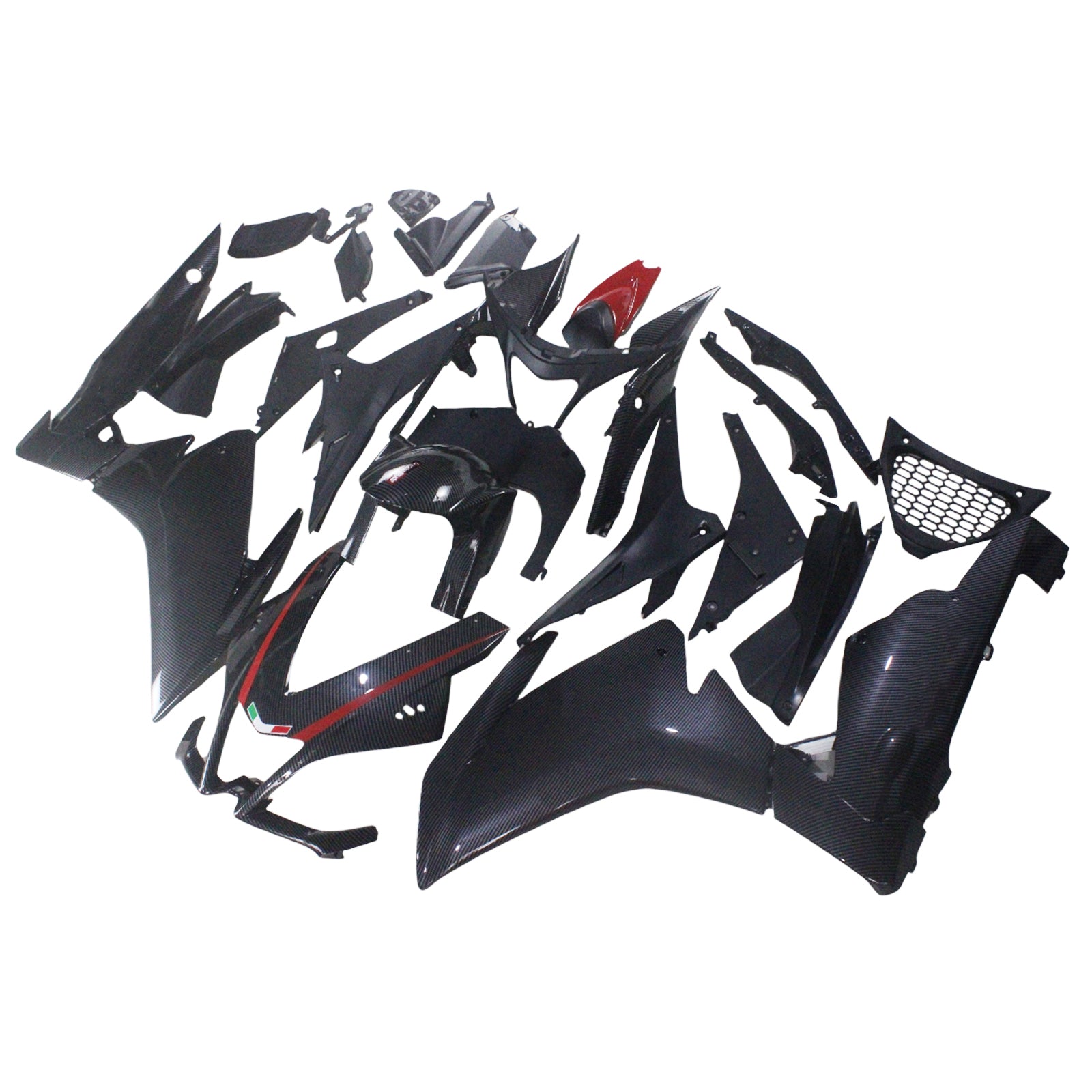 AMOTOPART 2009-2015 APRILIA RSV4 1000 kolfiber svart fairing kit