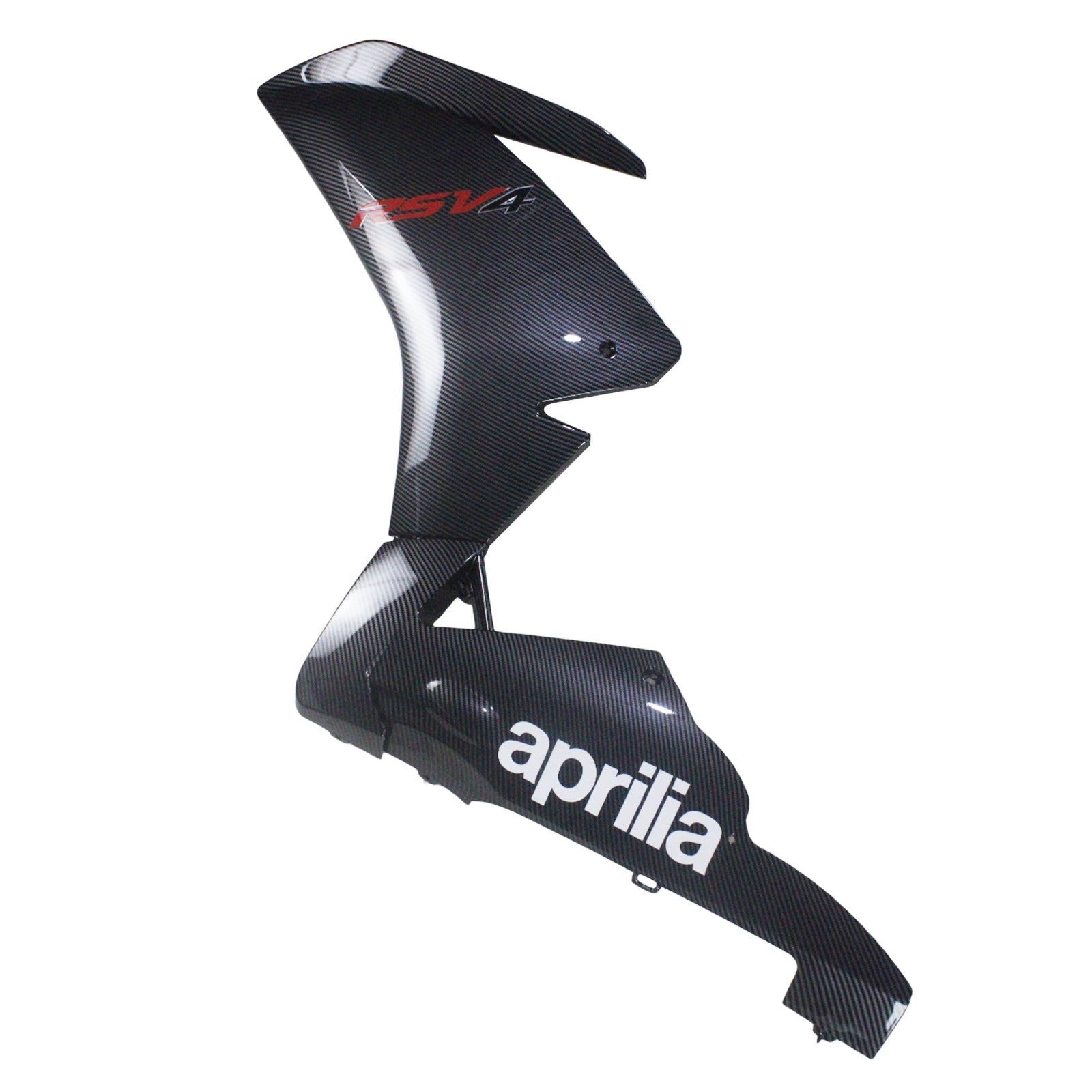 Amotopart 2009–2015 Aprilia RSV4 1000 Verkleidungssatz aus Karbonfaser, Schwarz