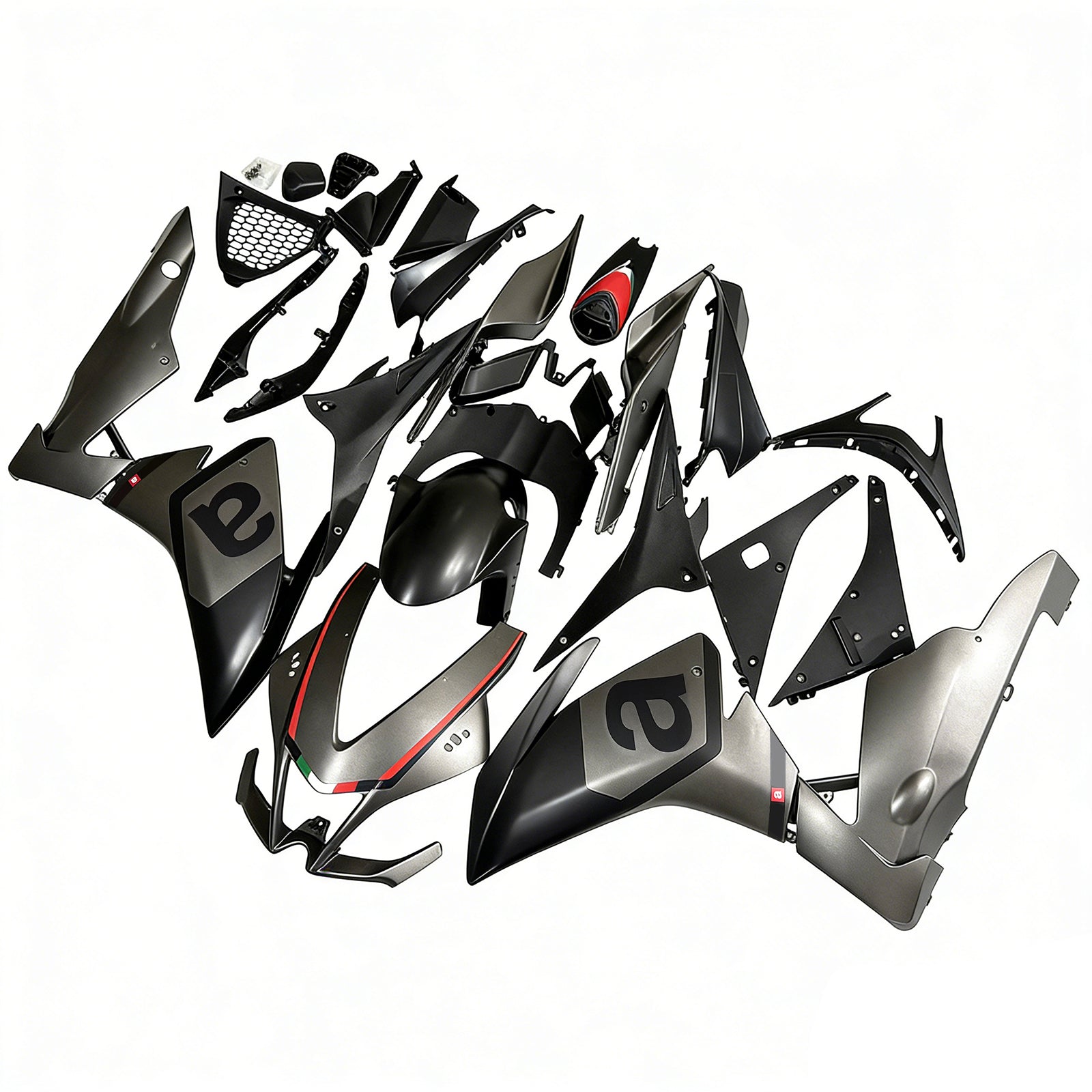 Amotopart 2009-2015 Aprilia RSV4 1000 Matt Black Fairing Kit