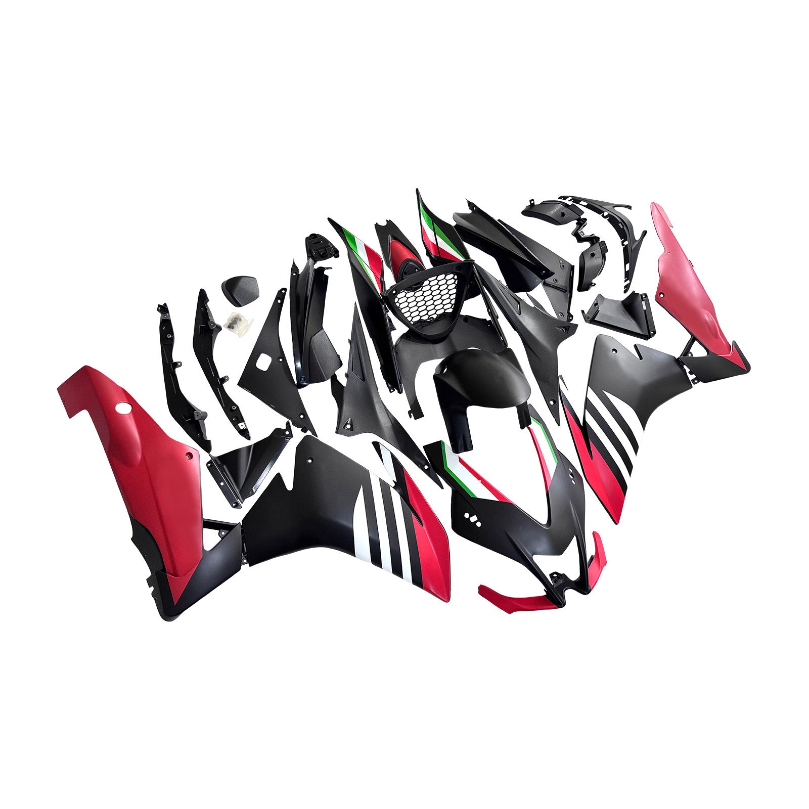 Amotopart 2009-2015 Aprilia RSV4 1000 White Black Red Fairing Kit