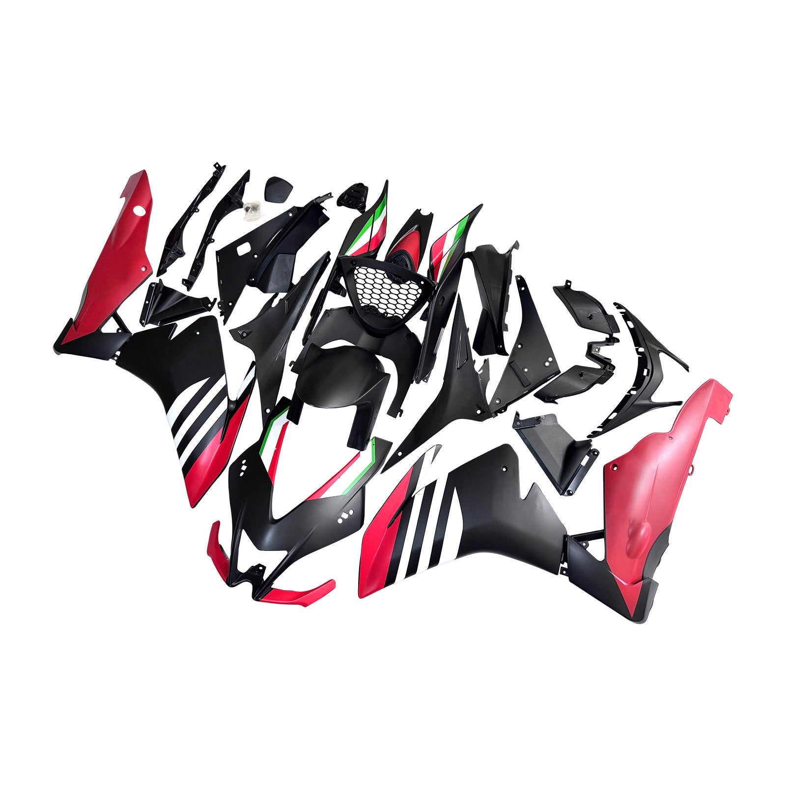 Amotopart 2009-2015 Aprilia RSV4 1000 White Black Red Fairing Kit