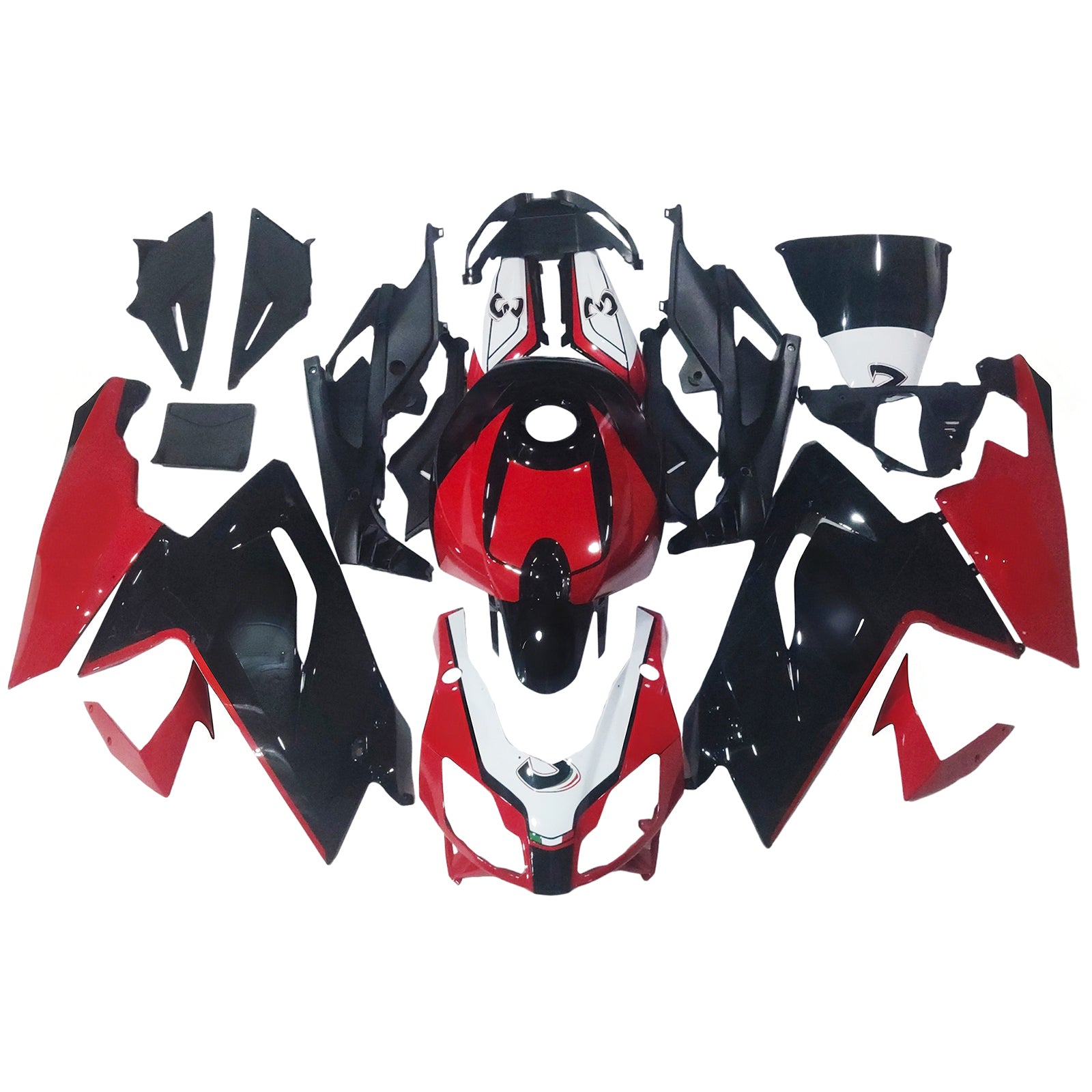 Amotopart Aprilia 2006-2011 RS125 Black&Red Fairing Kit