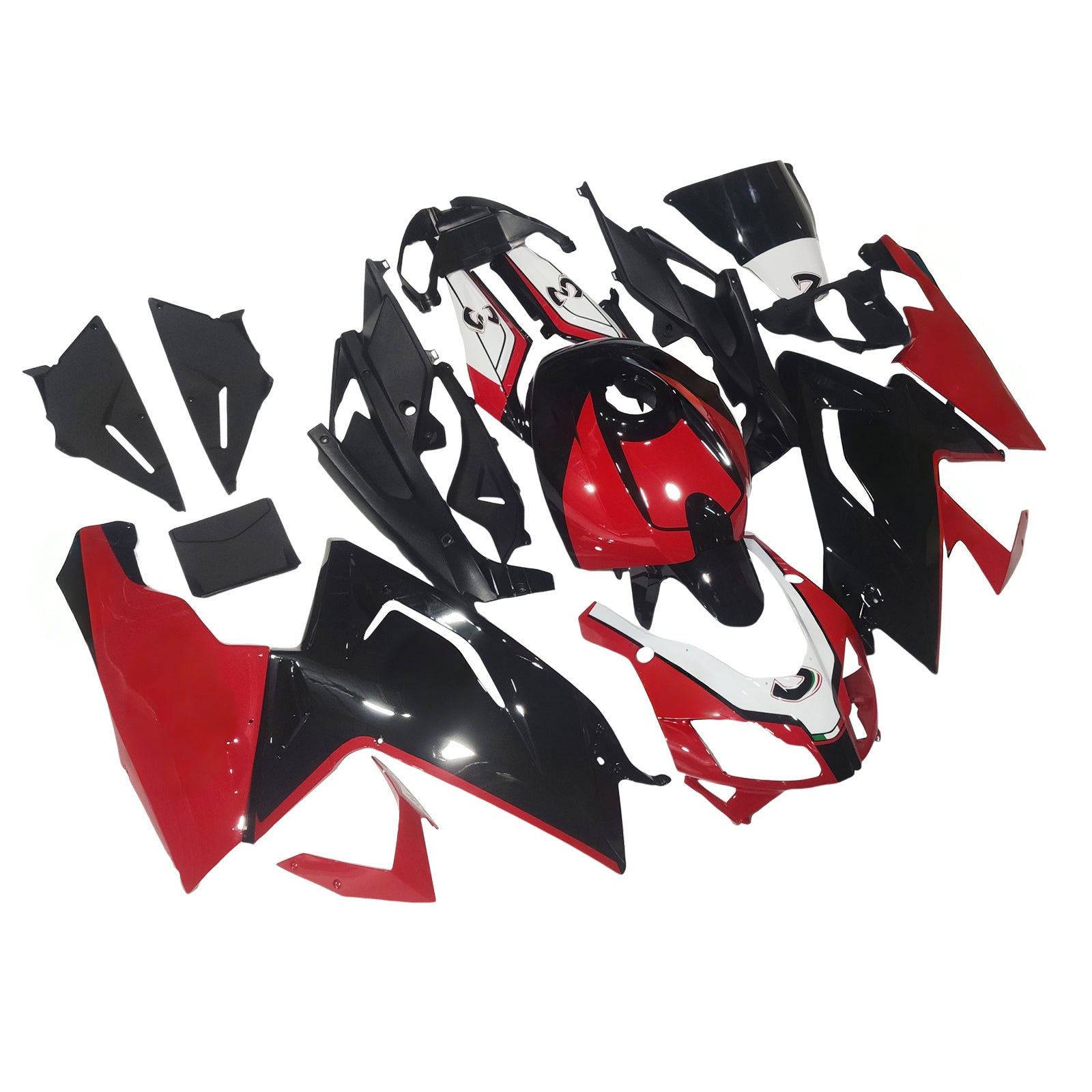 Amotopart Aprilia 2006-2011 RS125 Black&Red Fairing Kit