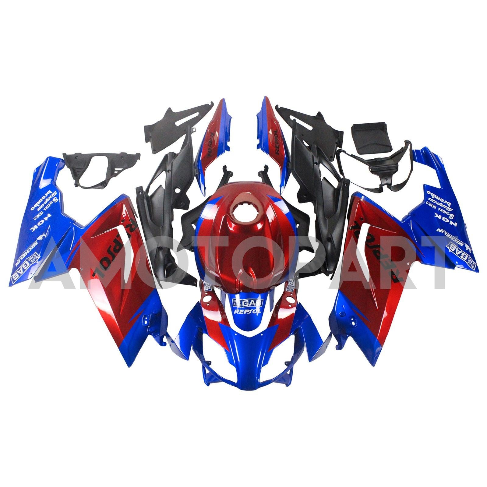 Amotopart Aprilia 2006-2011 RS125 Red&Blue Fairing Kit