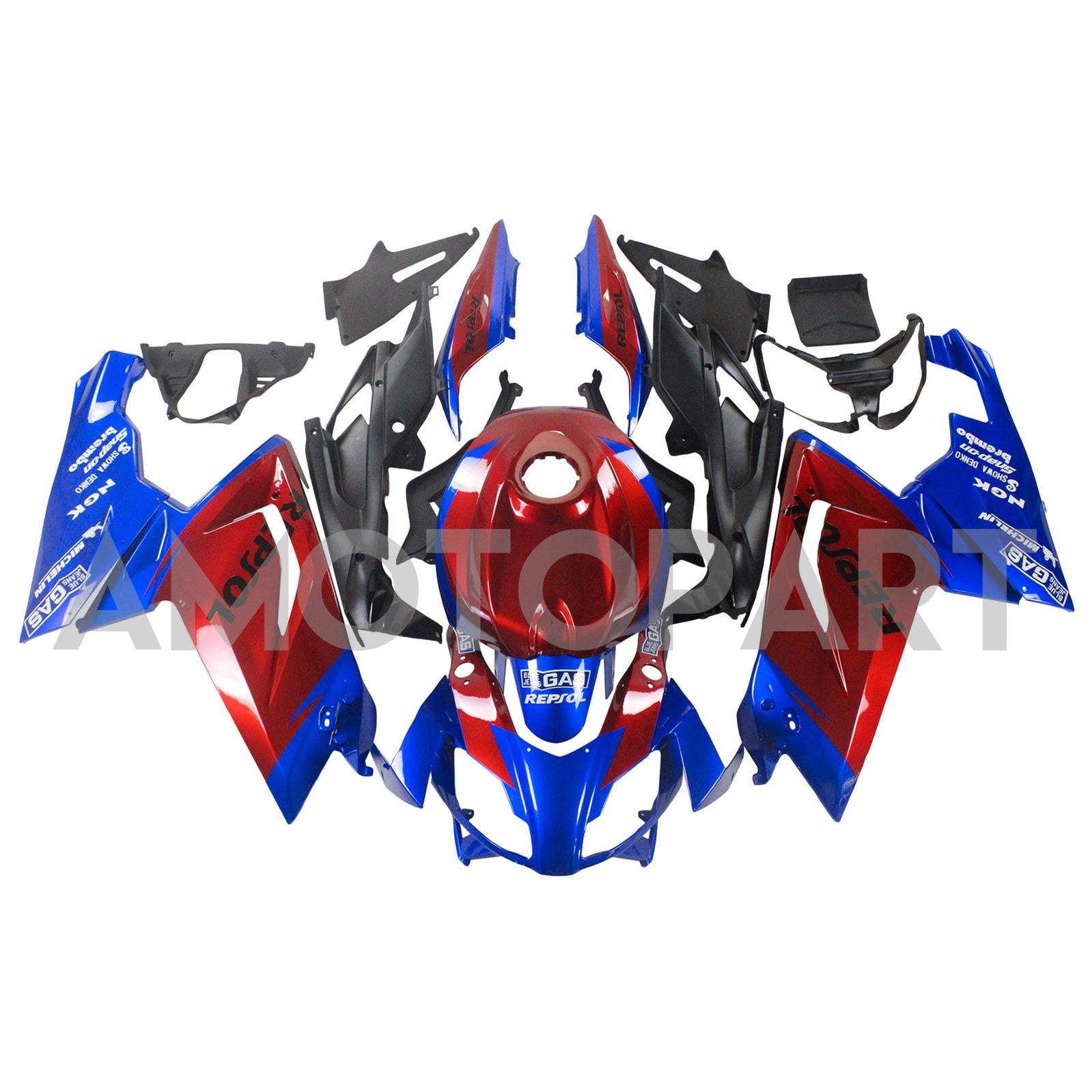Amotopart Aprilia 2006-2011 RS125 Red&Blue Fairing Kit