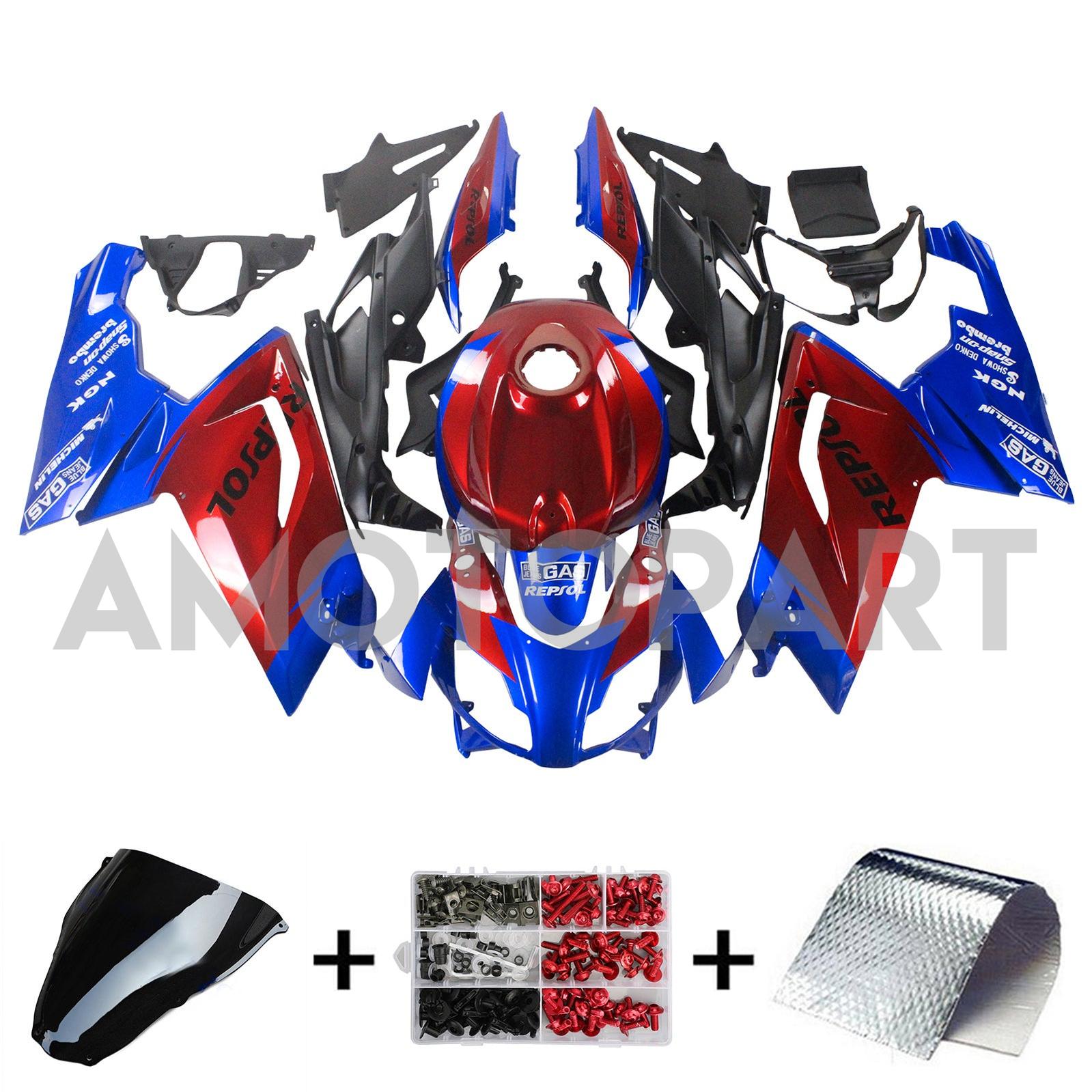 Amotopart Aprilia 2006-2011 RS125 Red&Blue Fairing Kit