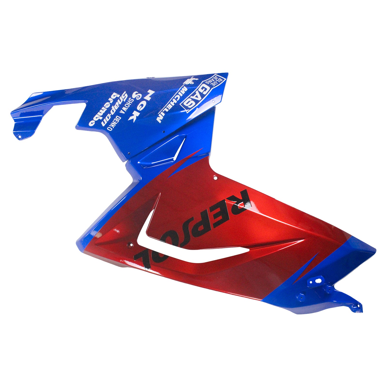 Kit de carénage Amotopart Aprilia 2006-2011 RS125 rouge et bleu