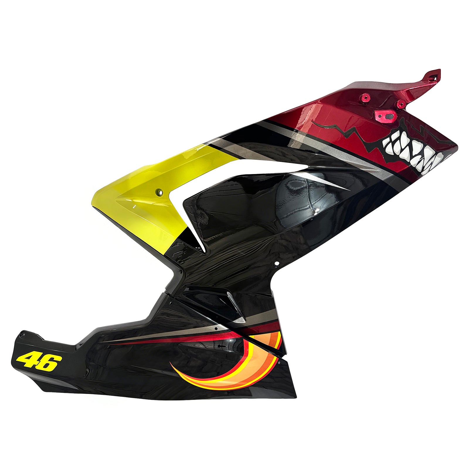 Amotopart Aprilia 2006-2011 RS125 Red & Yellow Monster Sharkteeth Fairing Kit
