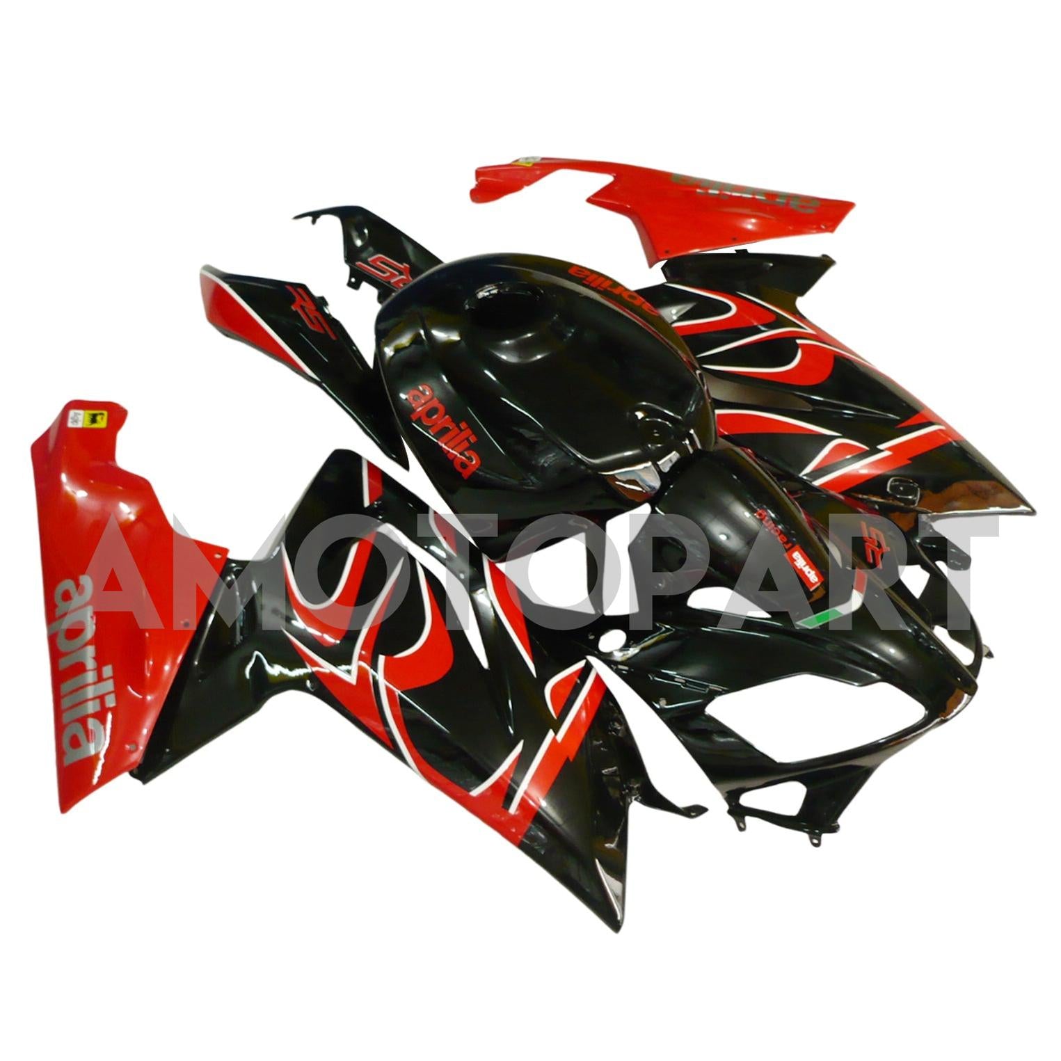 Amotopart Aprilia 2006-2011 RS125 レッド&ブラック フェアリングキット