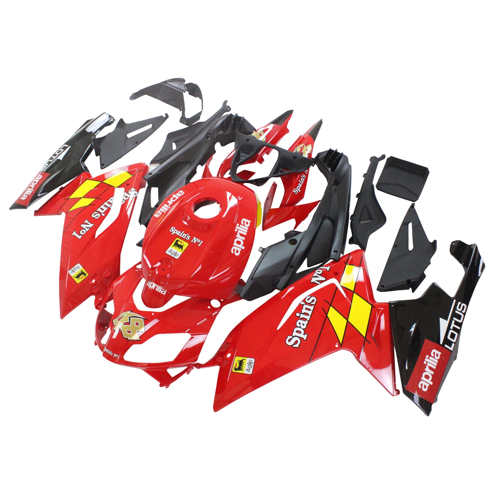 Amotopart Aprilia 2006-2011 RS125 Red Fairing Kit