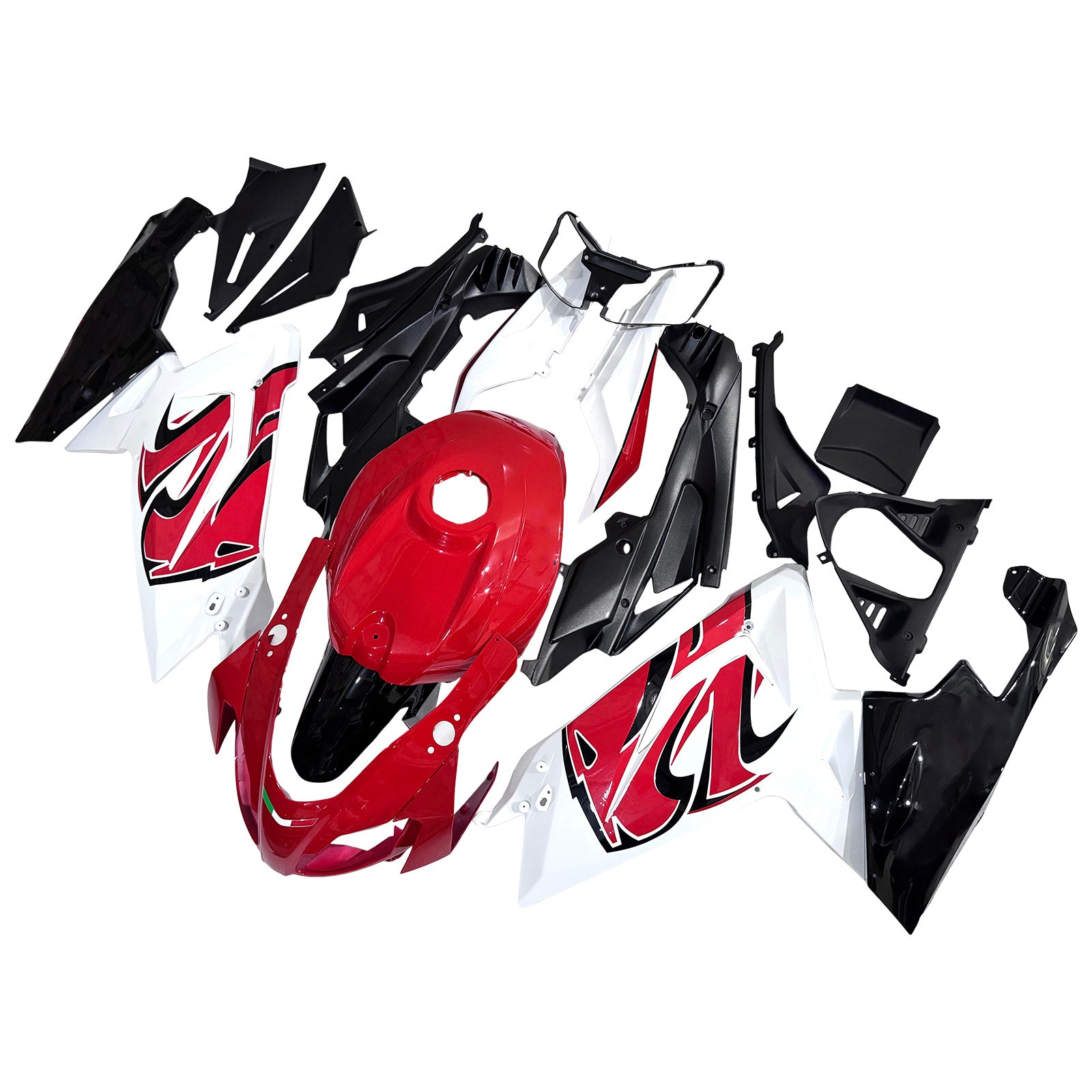 Amotopart Aprilia 2006-2011 RS125 Red&White Style4 Fairing Kit