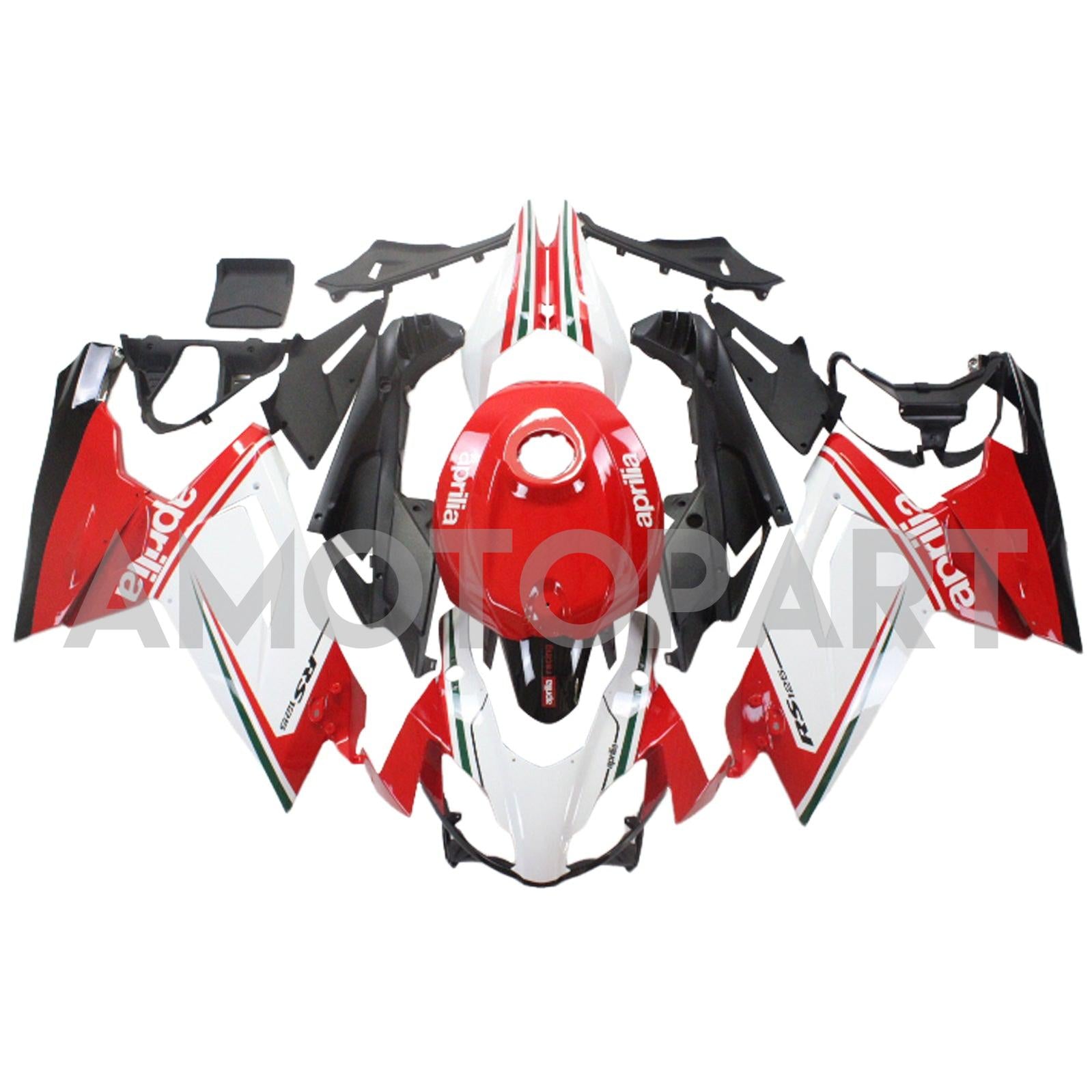 Amotopart Aprilia 2006-2011 RS125 Red&White Style5 Fairing Kit