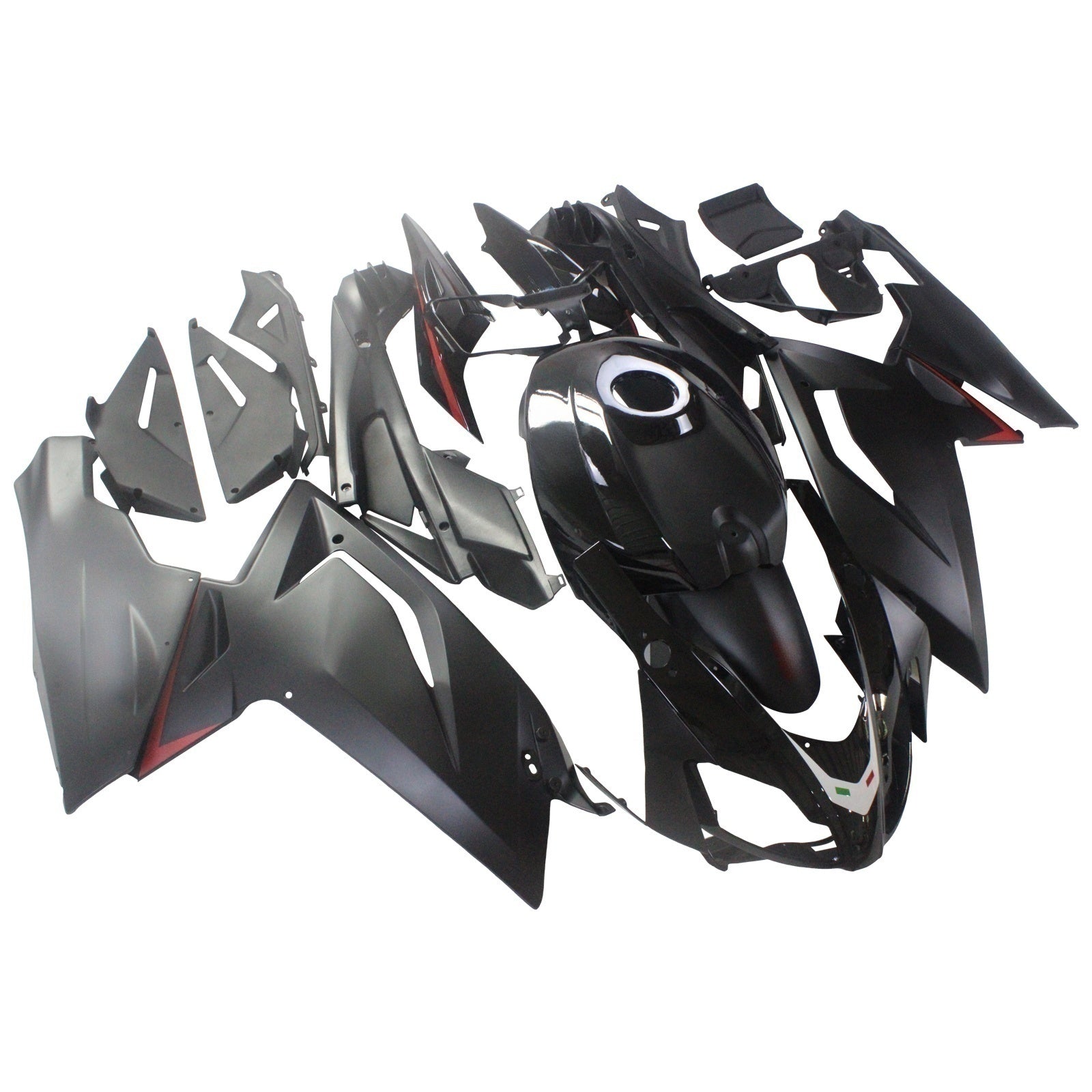 Amotopart Aprilia 2006-2011 RS125 Plain Black Fairing Kit