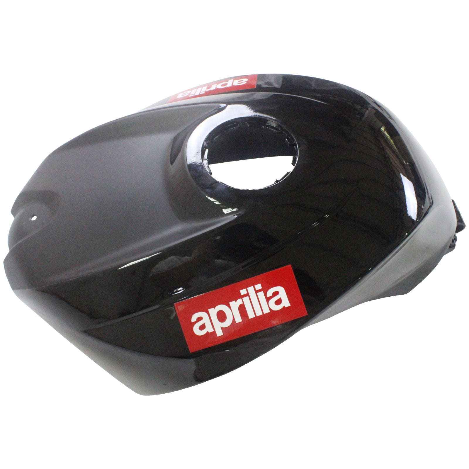 Amotopart Aprilia 2006–2011 RS125 schlichtes schwarzes Verkleidungsset