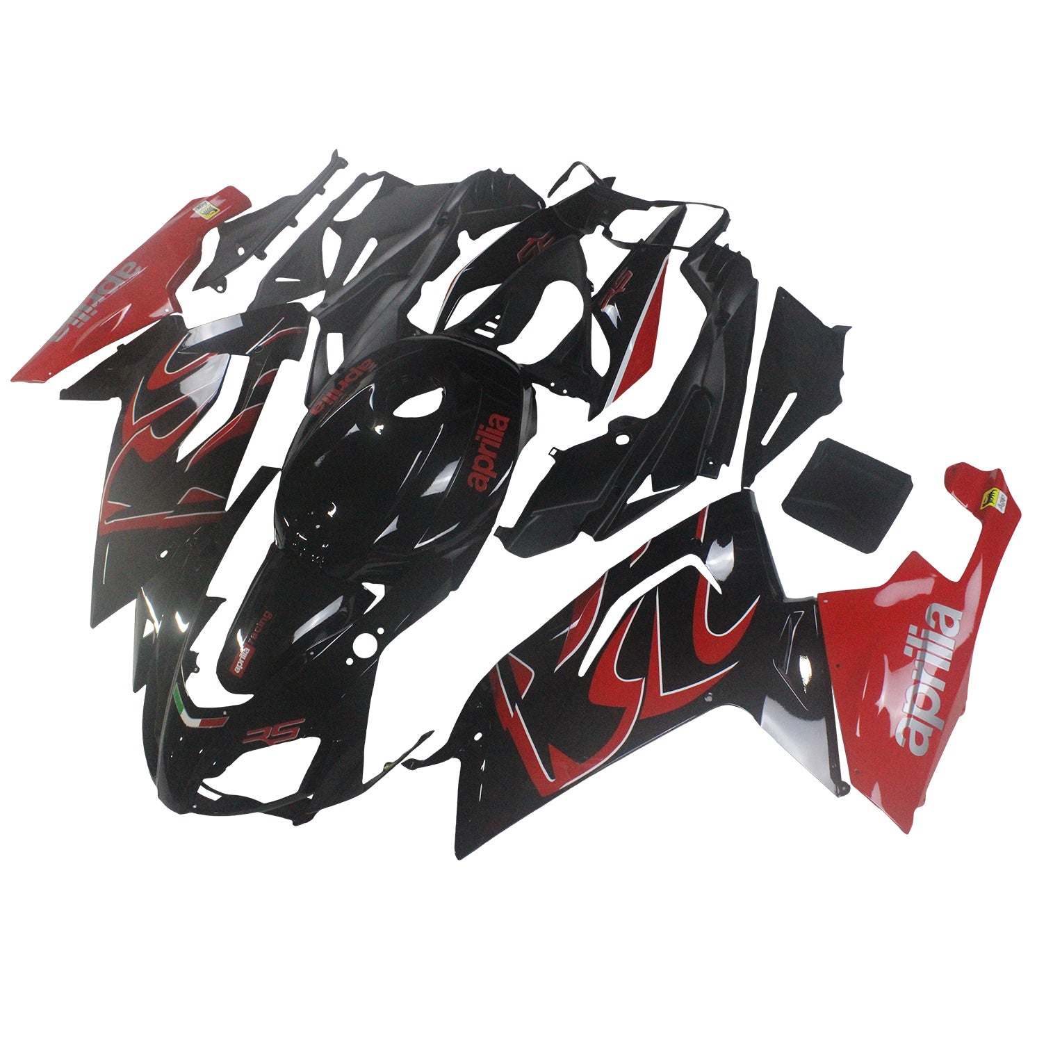 Amotopart 2006-2011 RS125 Aprilia Red&Black Fairing Kit