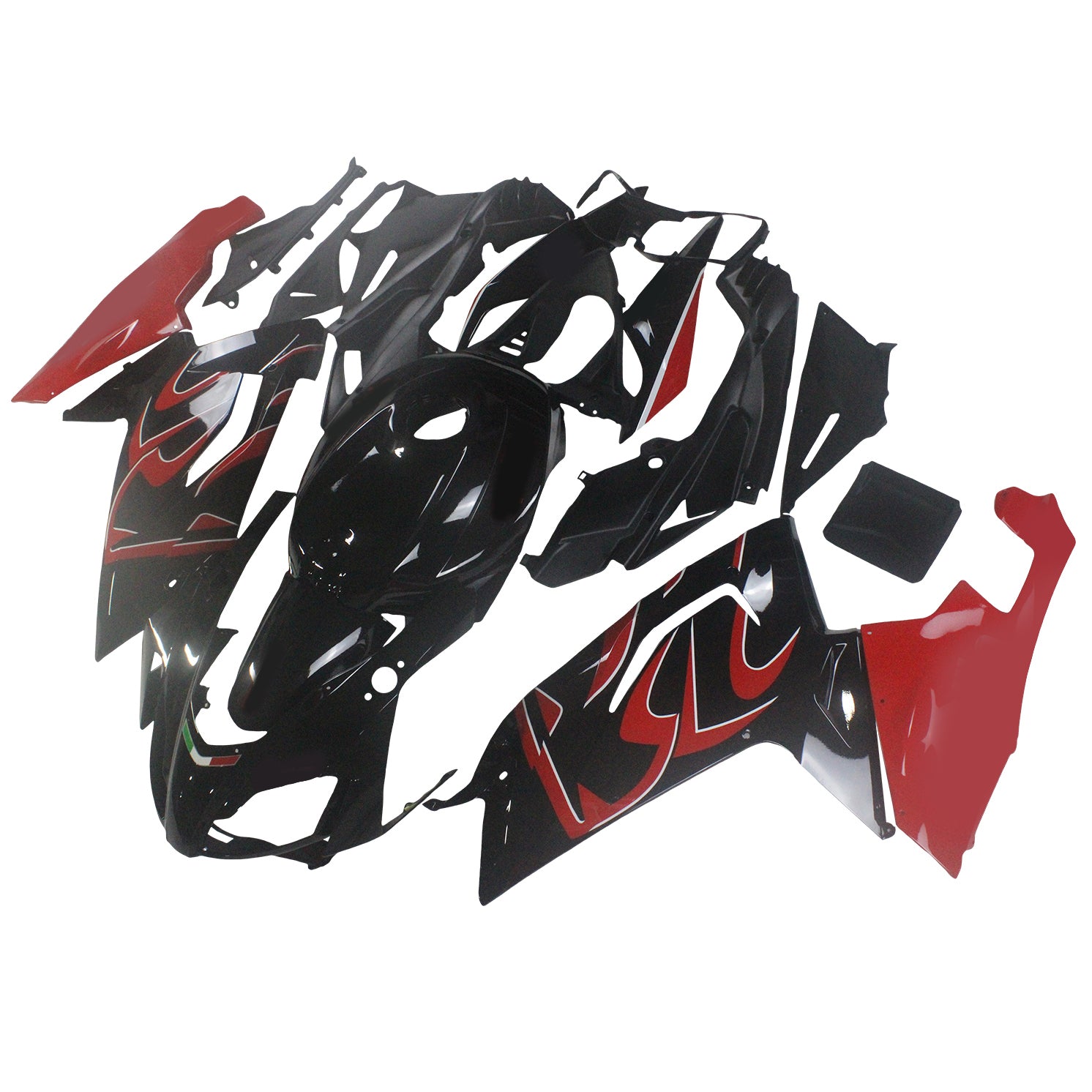 Amotopart 2006-2011 RS125 Aprilia Red&Black Fairing Kit