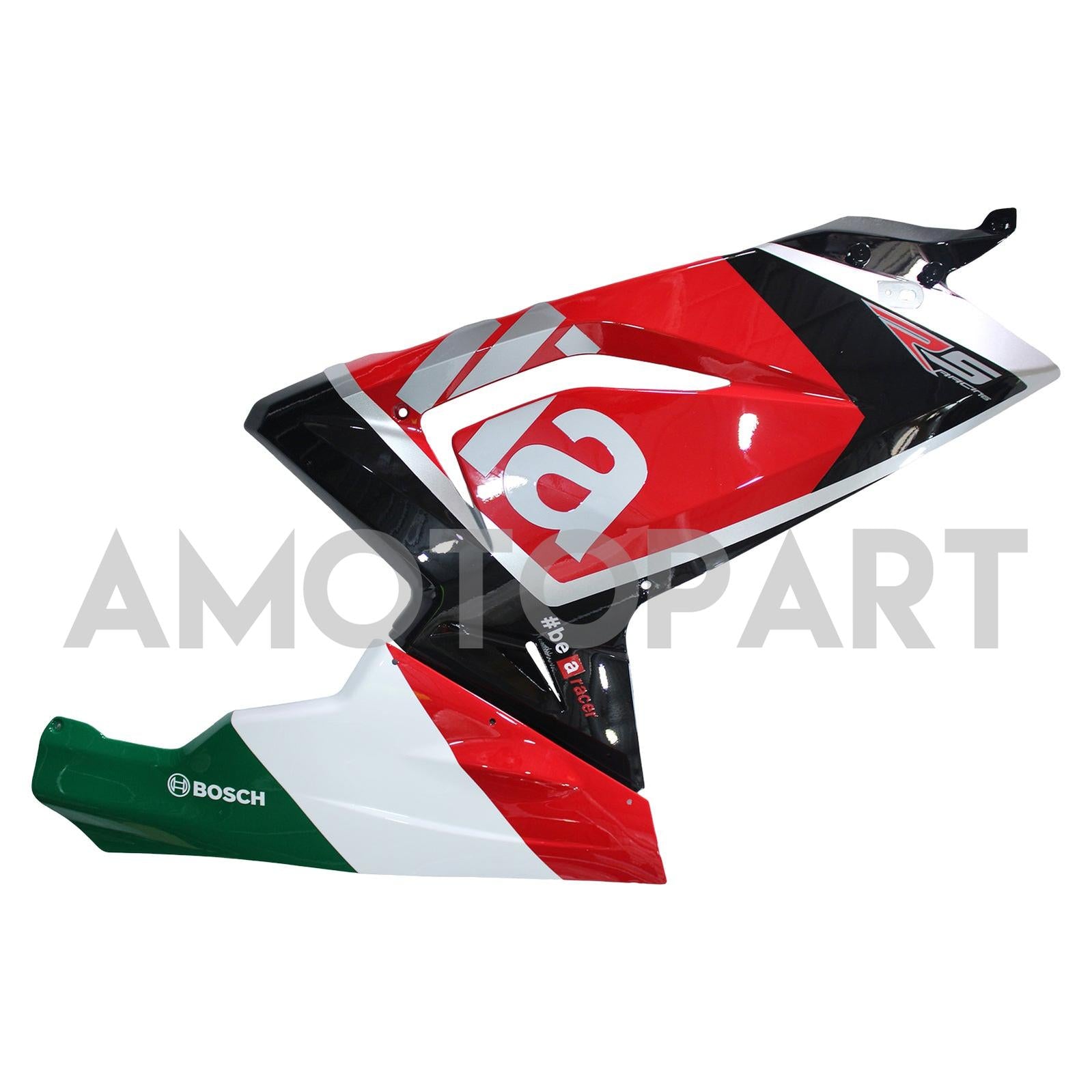 Amotopart 2006-2011 RS125 Aprilia Red&Green Style1 Fairing Kit