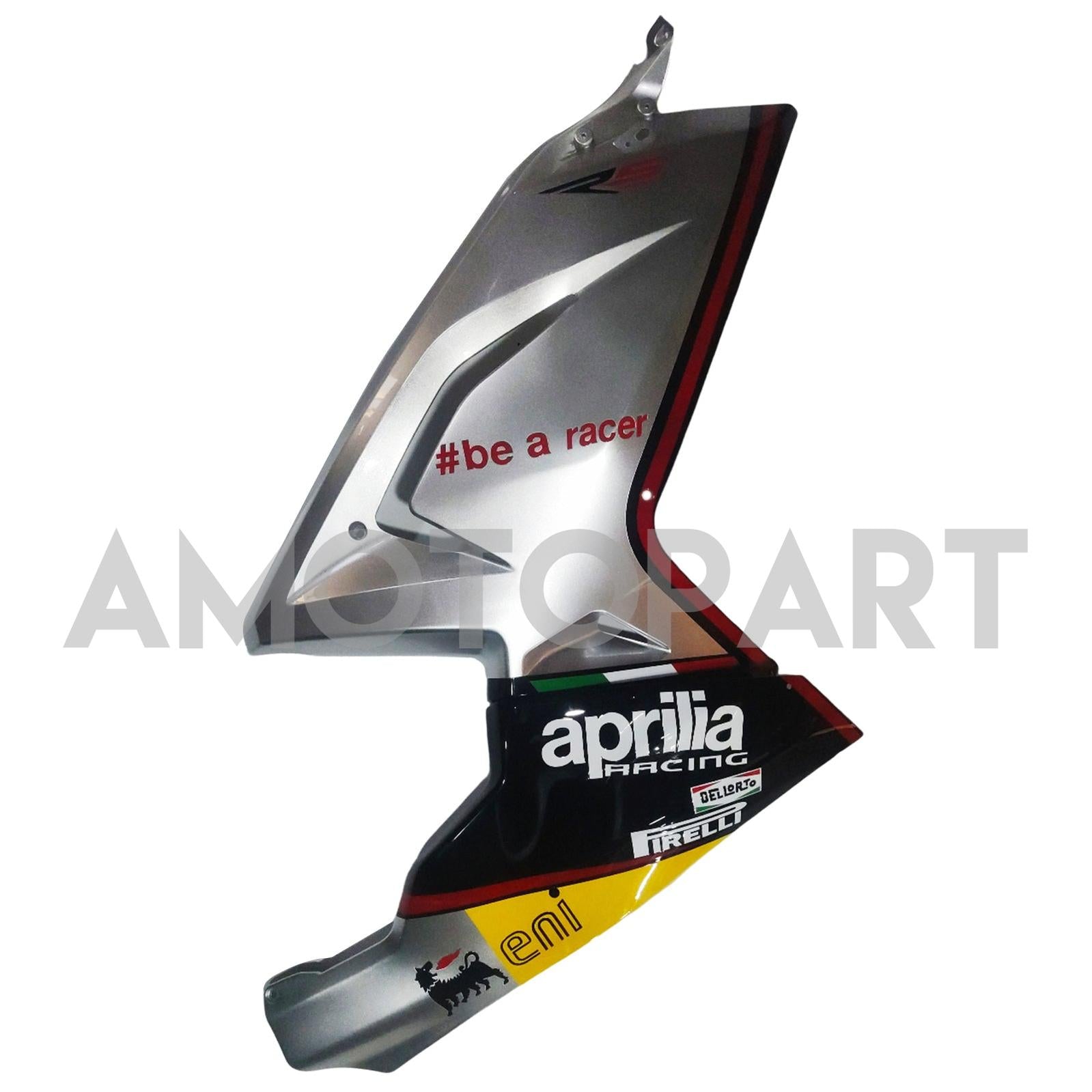 Amotopart 2006-2011 RS125 Aprilia White&Black with Logo Fairing Kit