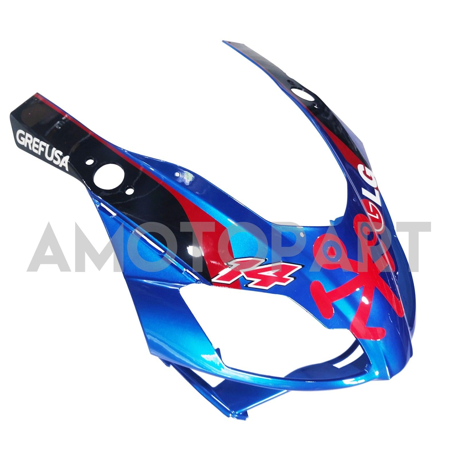 Amotopart 2006-2011 RS125 Aprilia Blue&Black Style3 Fairing Kit
