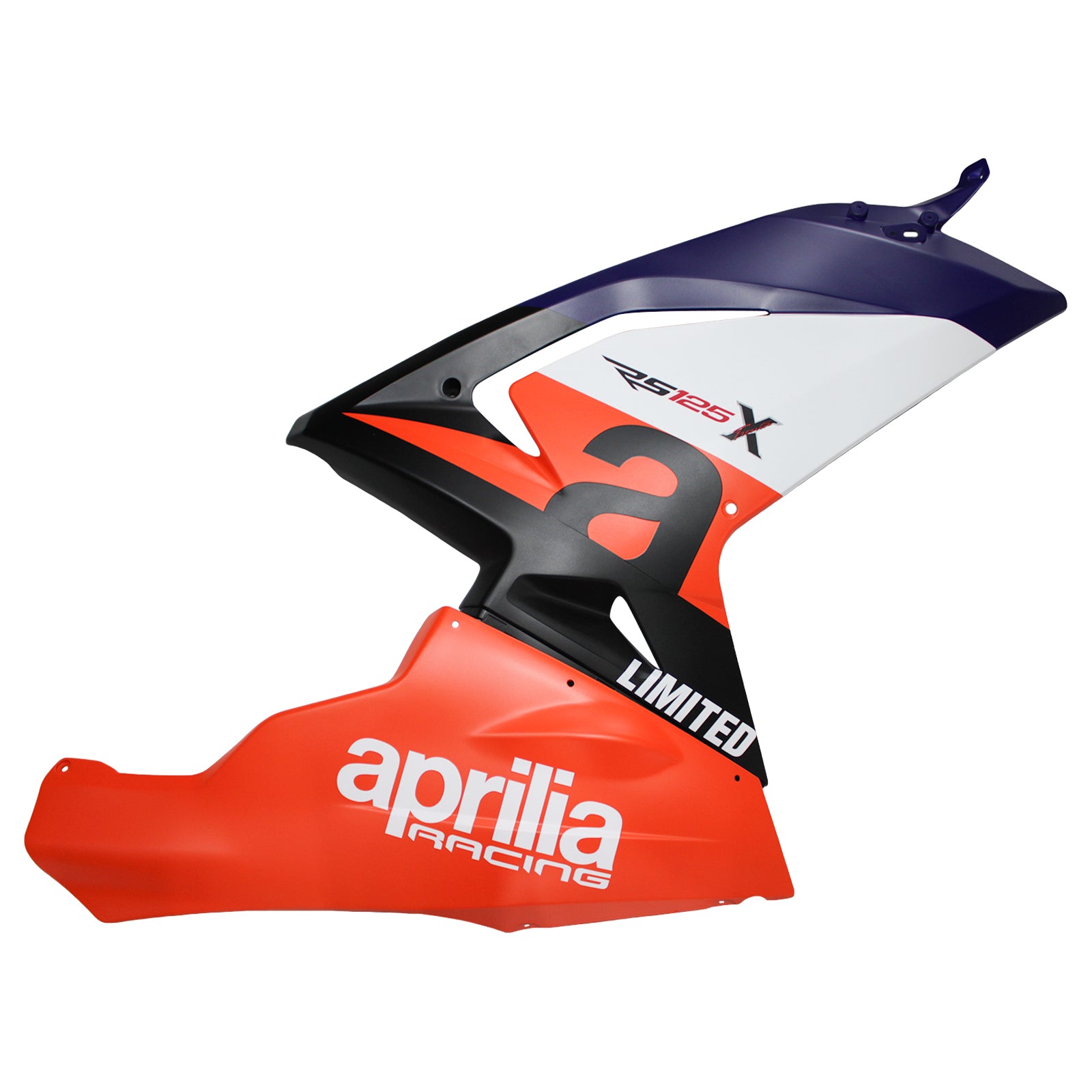 Amotopart 2006-2011 RS125 Aprilia Orange&Blue Fairing Kit