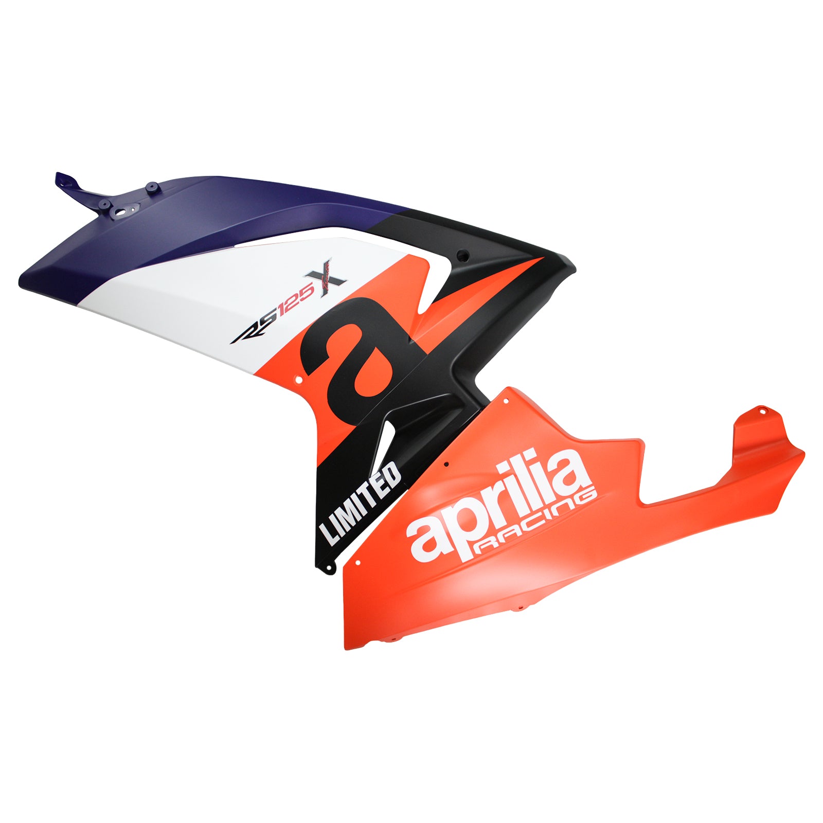 Amotopart 2006-2011 RS125 Aprilia Orange&Blue Fairing Kit