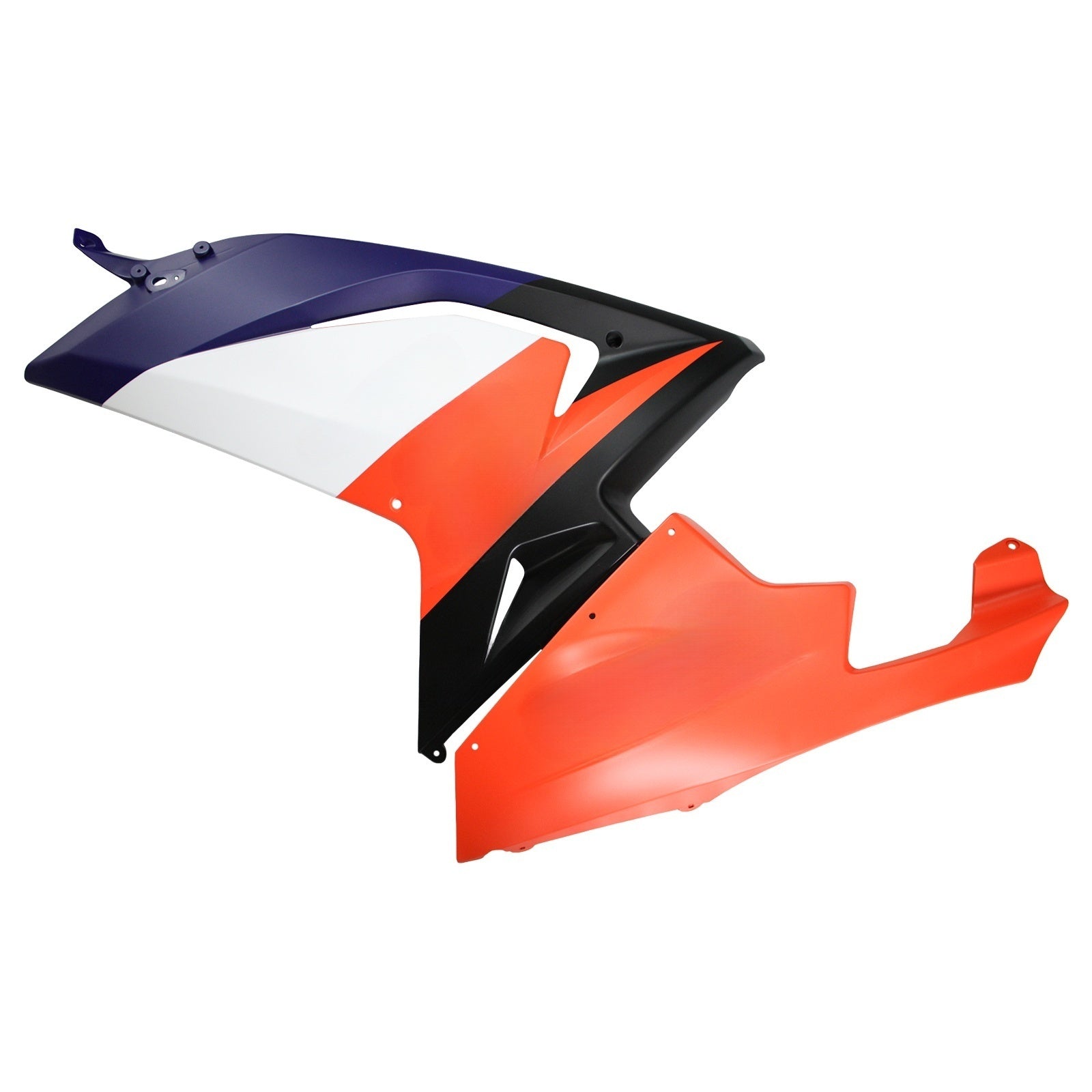 Amotopart 2006-2011 RS125 Aprilia Orange & Blue Fairing Kit
